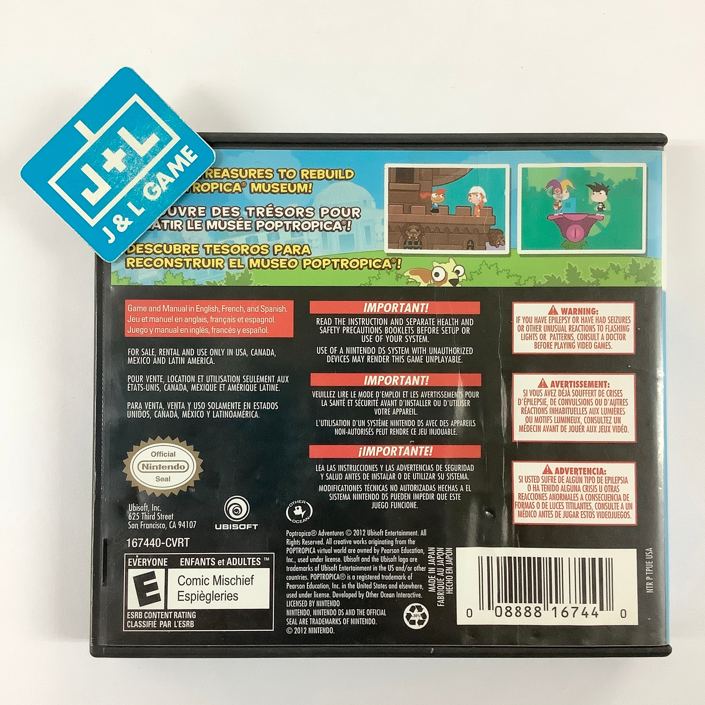 Poptropica Adventures - (NDS) Nintendo DS [Pre-Owned] Video Games Ubisoft   