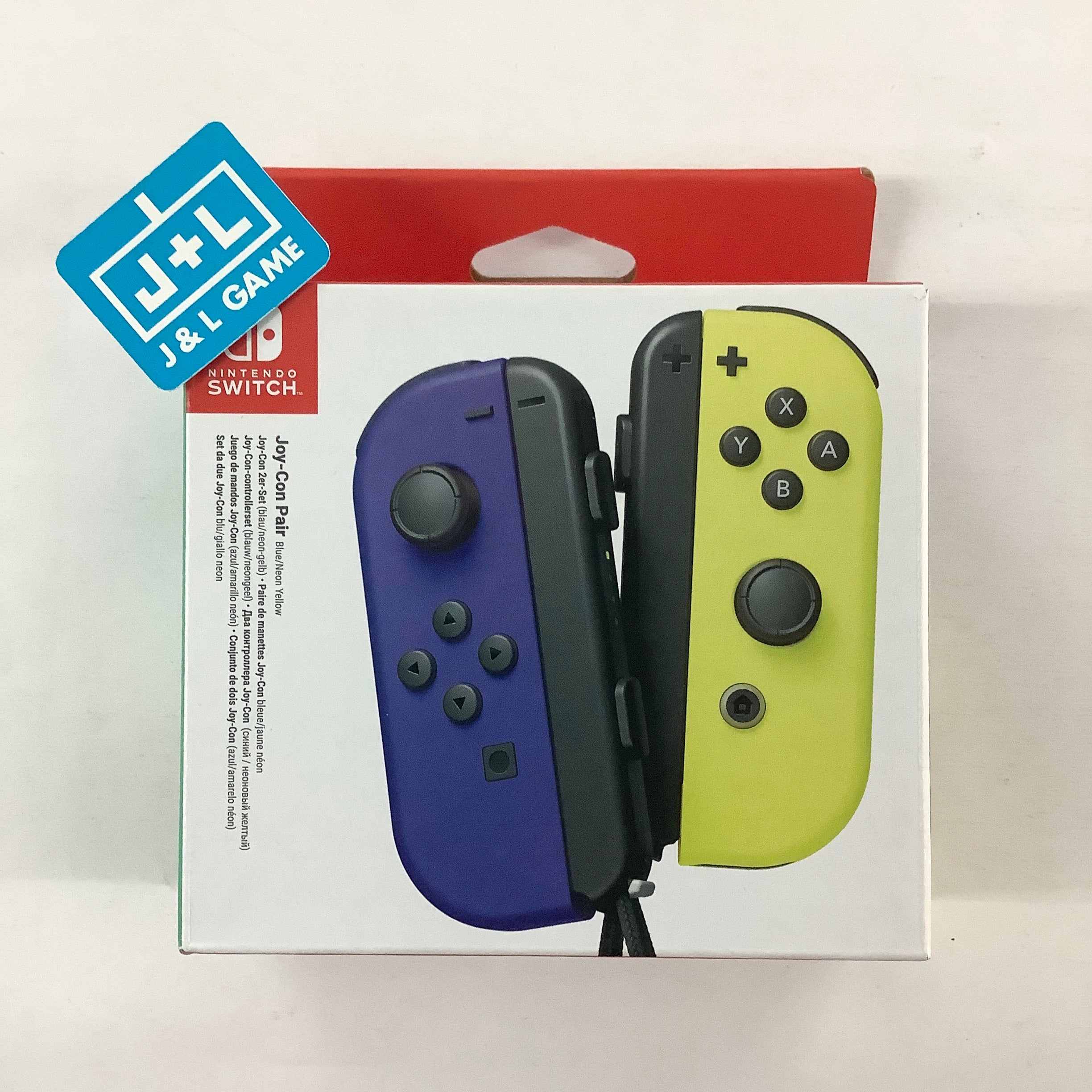 Nintendo Switch Joy-Con (L)/(R) (Blue/ Neon Yellow) - (NSW) Nintendo Switch Accessories Nintendo   