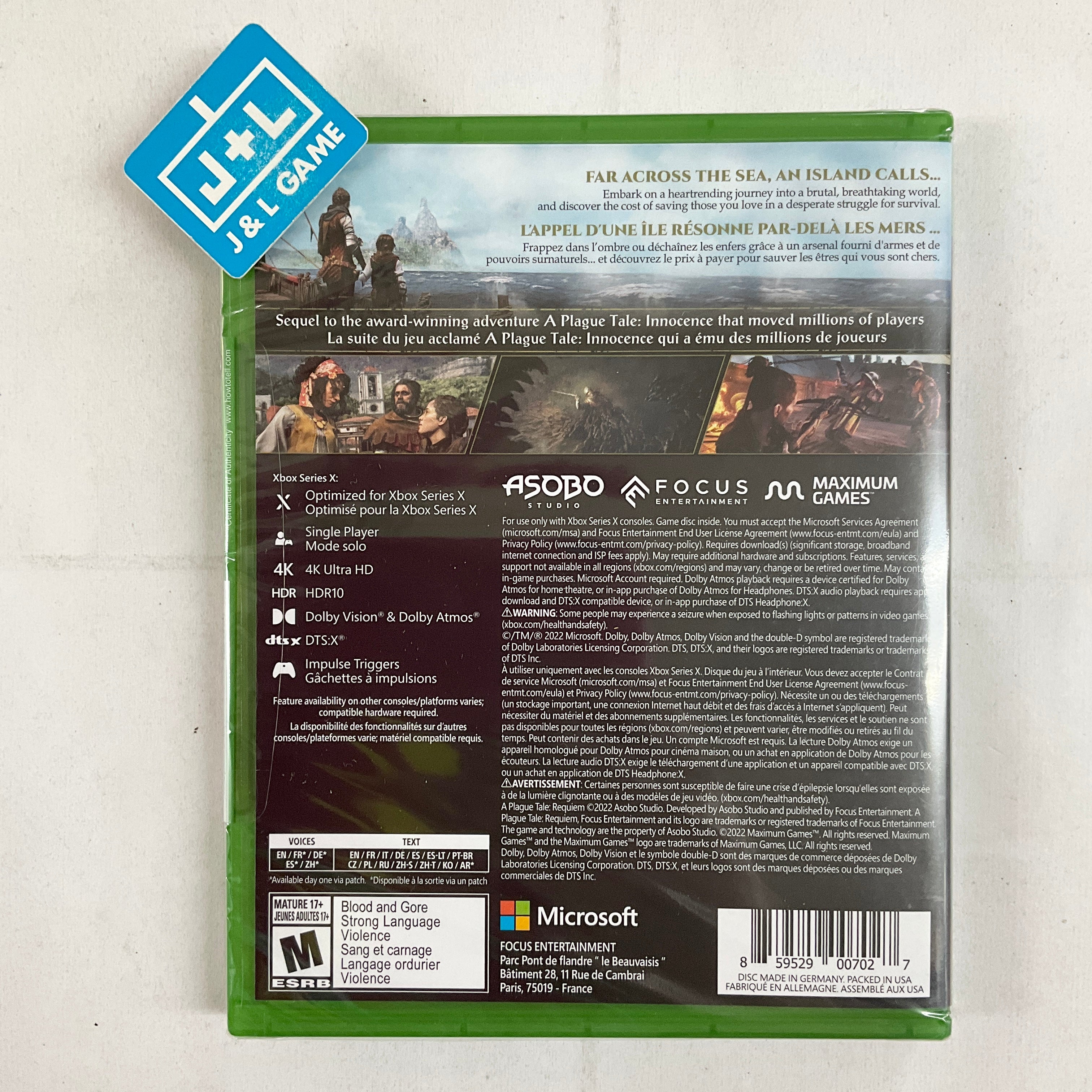 A Plague Tale: Requiem - (XSX) Xbox Series X Video Games Focus Home Interactive   