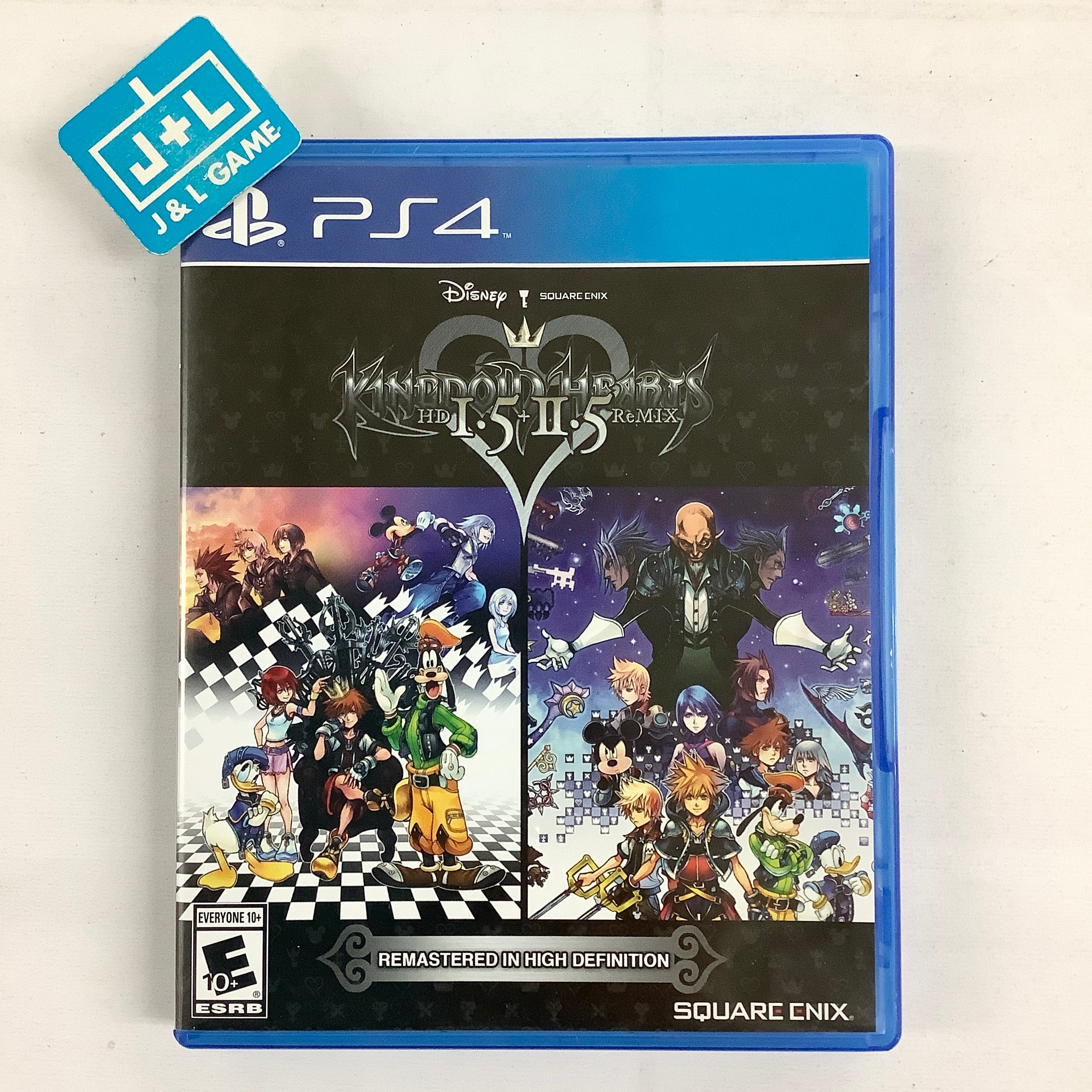 Kingdom Hearts HD I.5 + II.5 Remix - PlayStation 4 [Pre-Onwed] Video Games Square Enix   