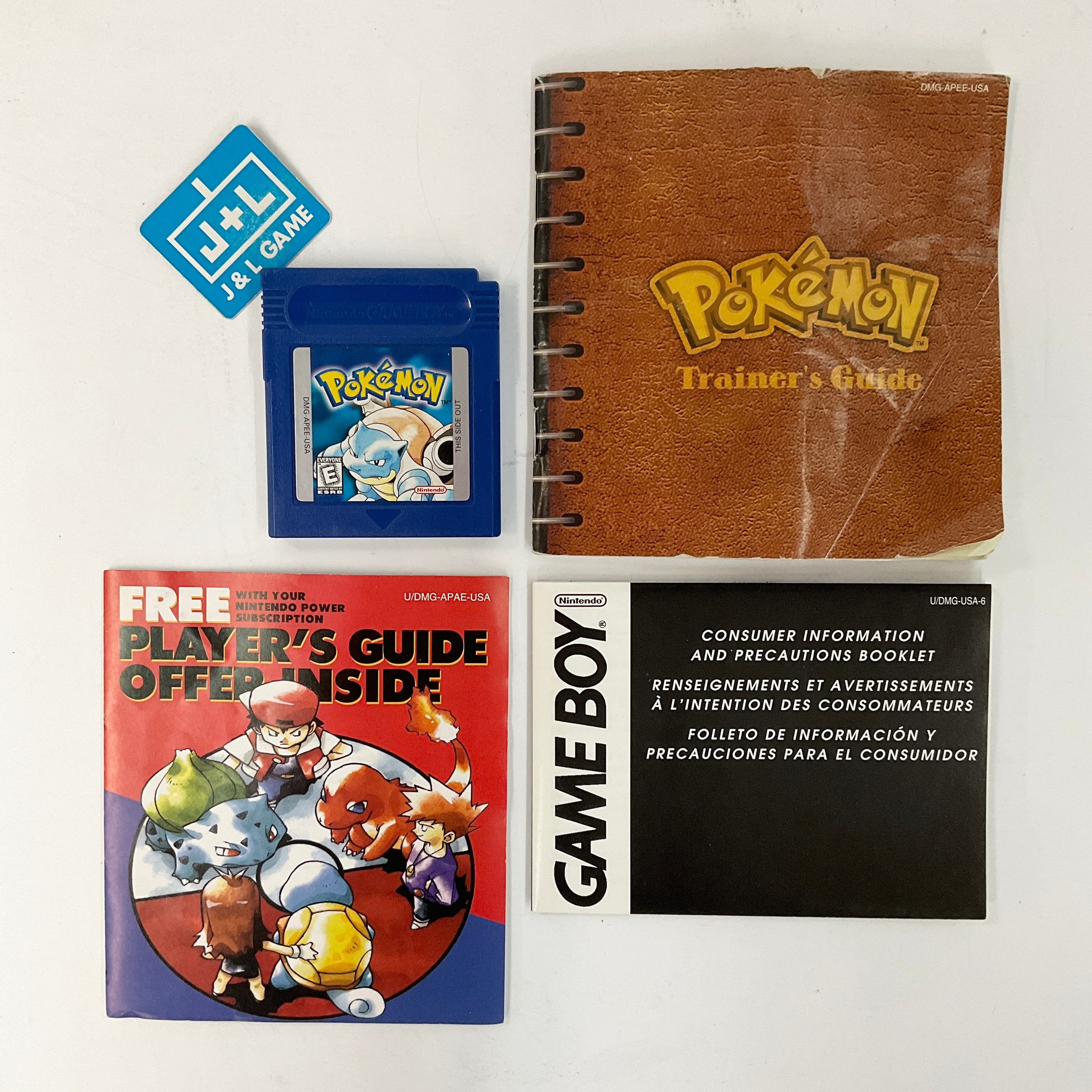 Pokemon Blue Version - (GB) Game Boy [Pre-Owned] Video Games Nintendo   