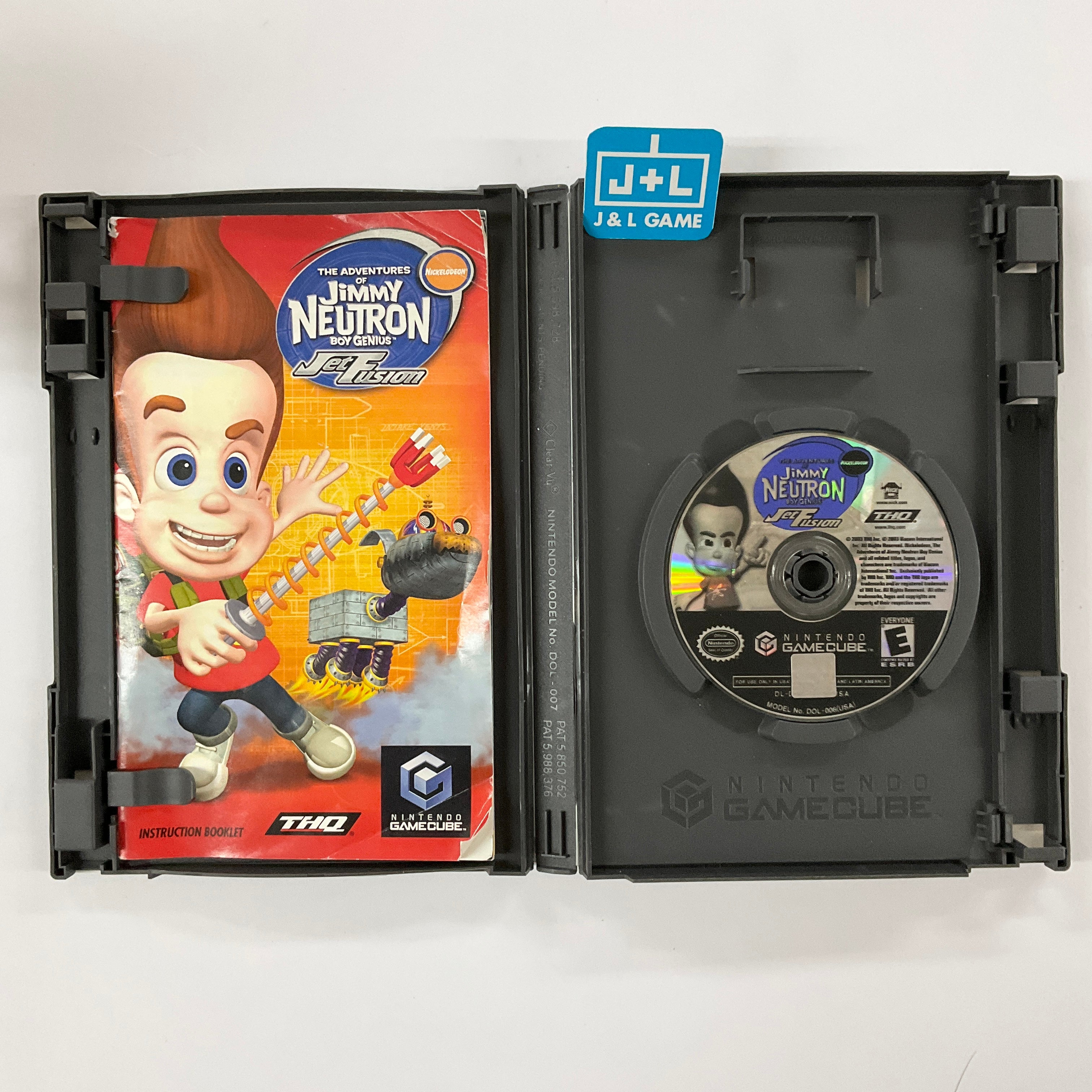 The Adventures of Jimmy Neutron Boy Genius: Jet Fusion - (GC) GameCube [Pre-Owned] Video Games THQ   