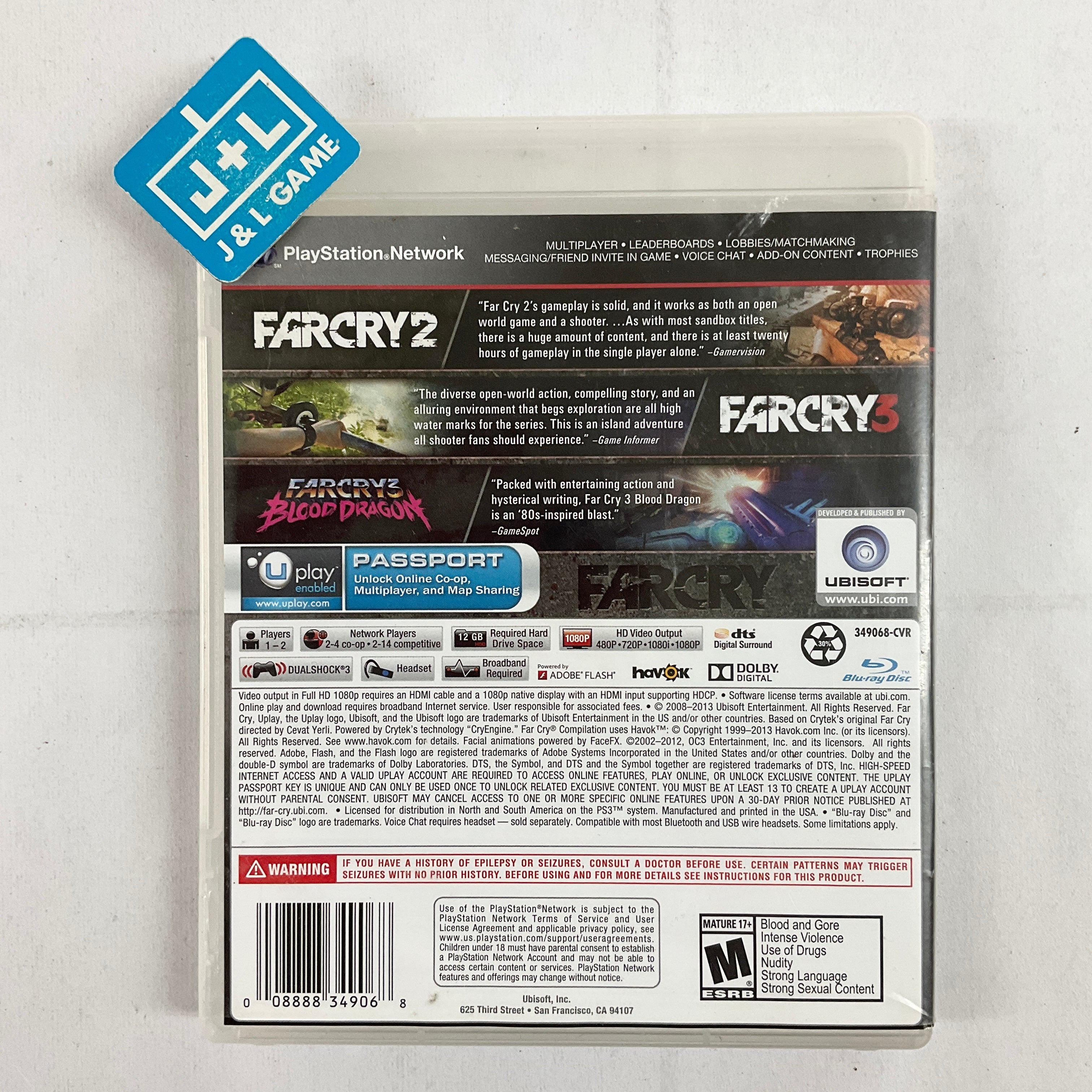 Far Cry Compilation - (PS3) PlayStation 3 [Pre-Owned] Video Games Ubisoft   