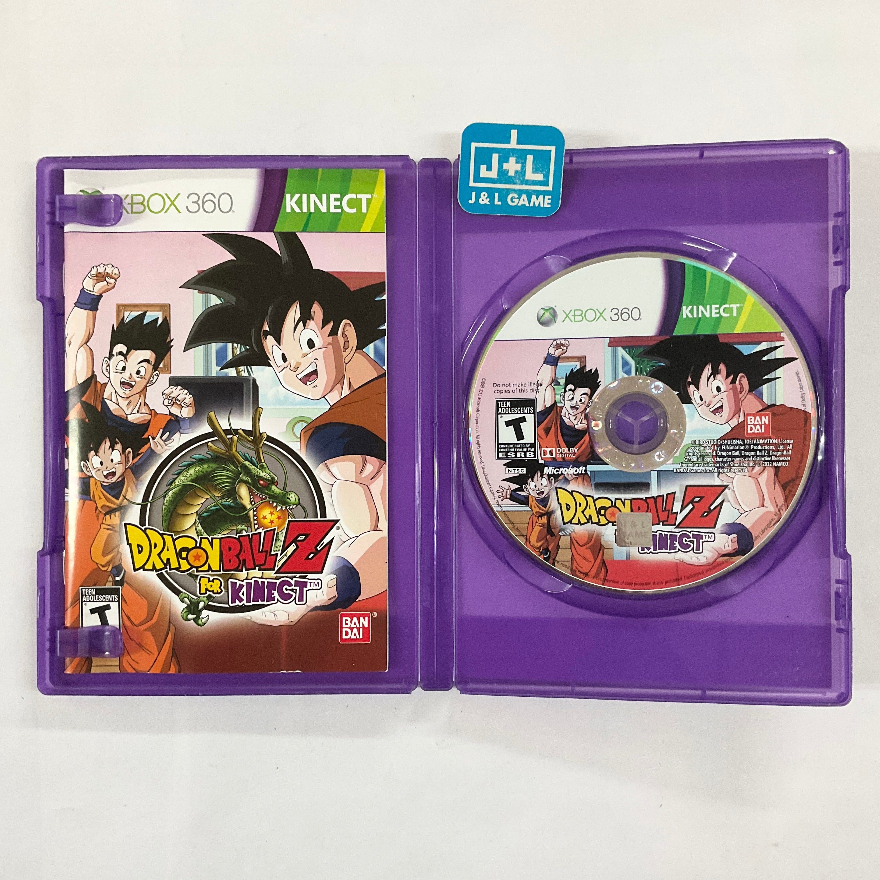 Dragon Ball Z for Kinect (Kinect Required) - Xbox 360 [Pre-Owned] Video Games Namco Bandai Games   