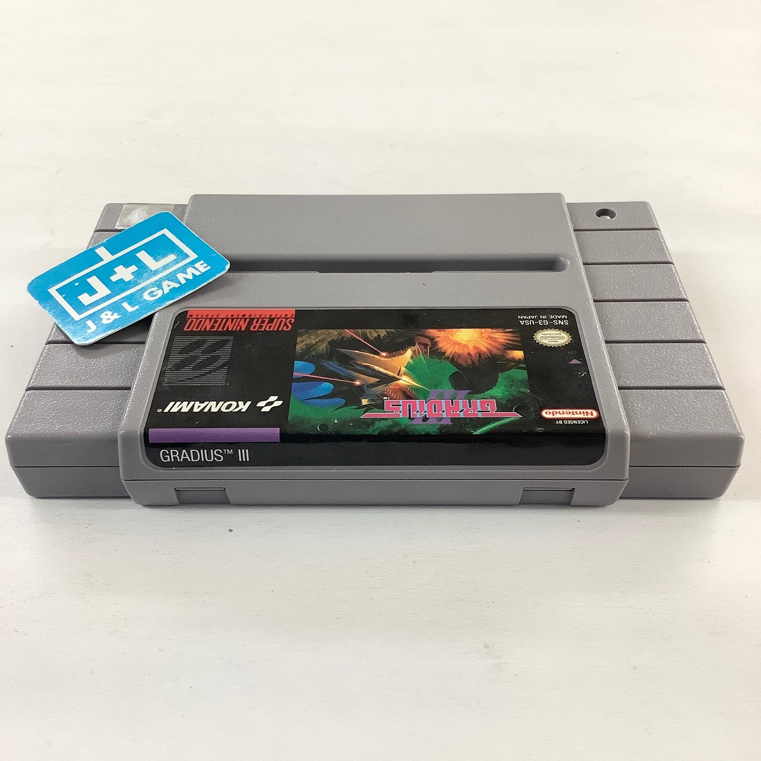 Gradius III - (SNES) Super Nintendo [Pre-Owned] Video Games Konami   