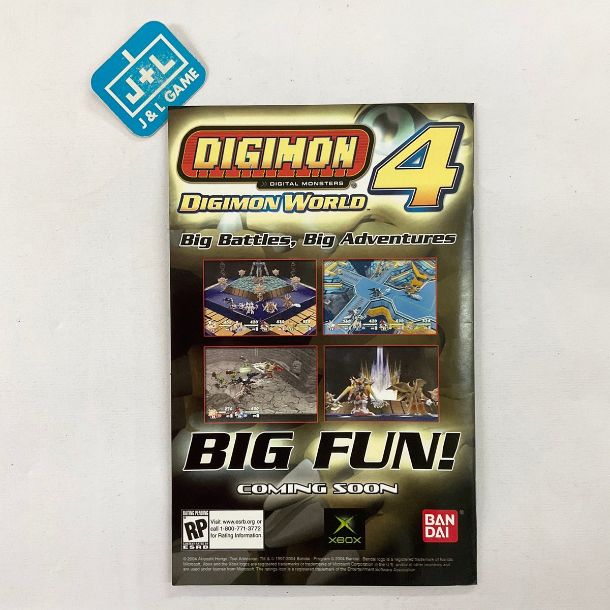 Digimon Rumble Arena 2 - (XB) Xbox [Pre-Owned] | J&L Game