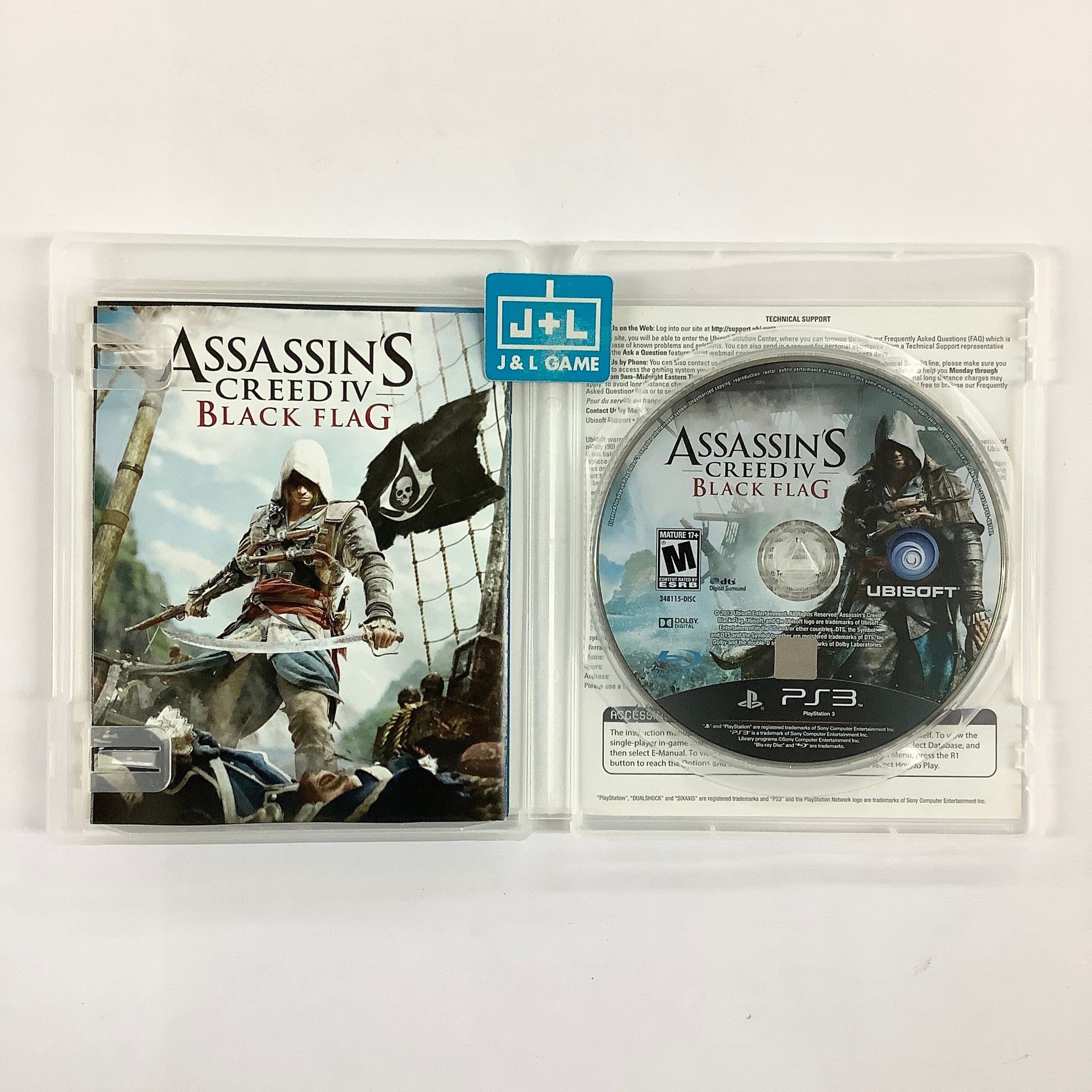 Assassin's Creed IV: Black Flag - (PS3) PlayStation 3 [Pre-Owned] Video Games Ubisoft   