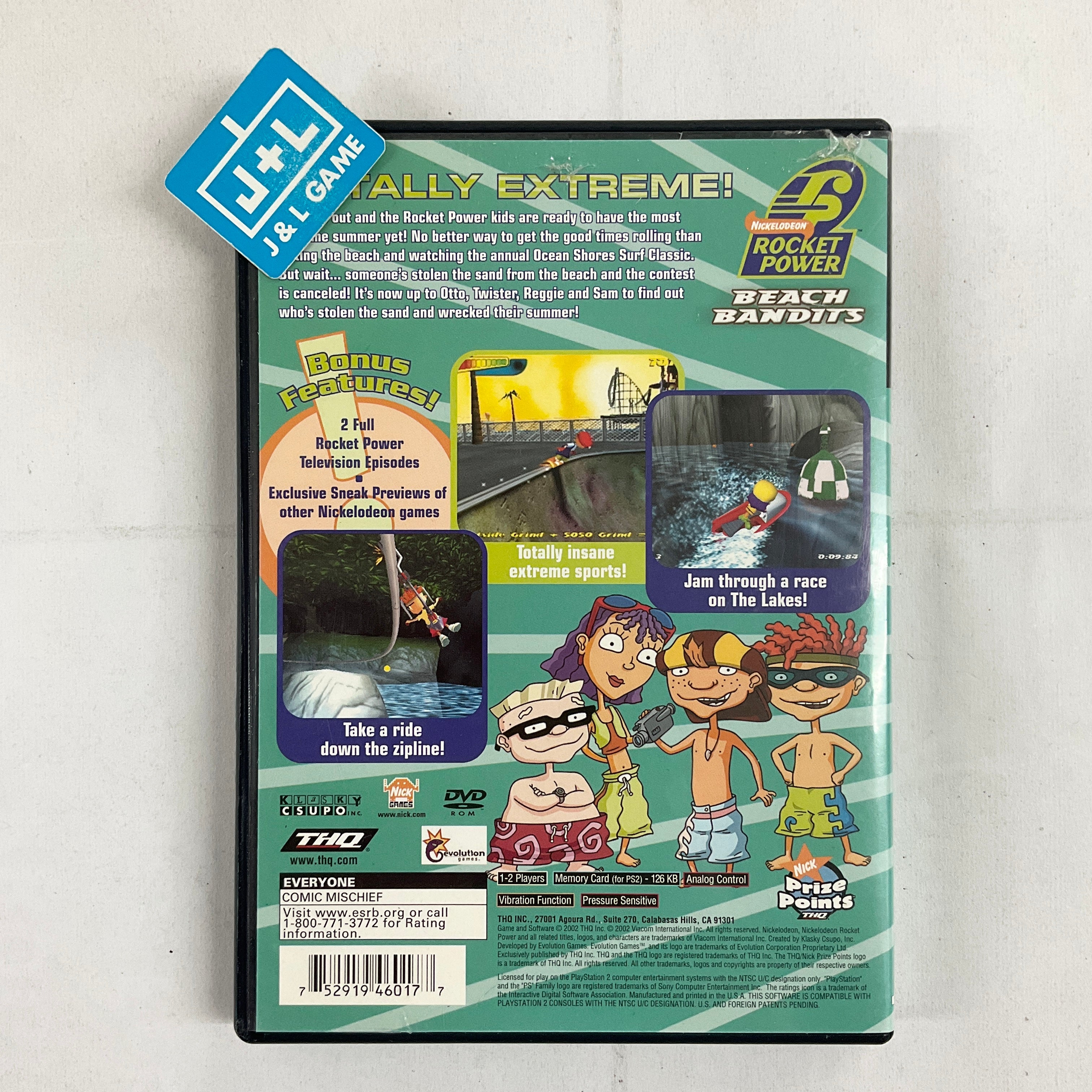 Rocket Power: Beach Bandits - (PS2) PlayStation 2 [Pre-Owned] Video Games THQ   