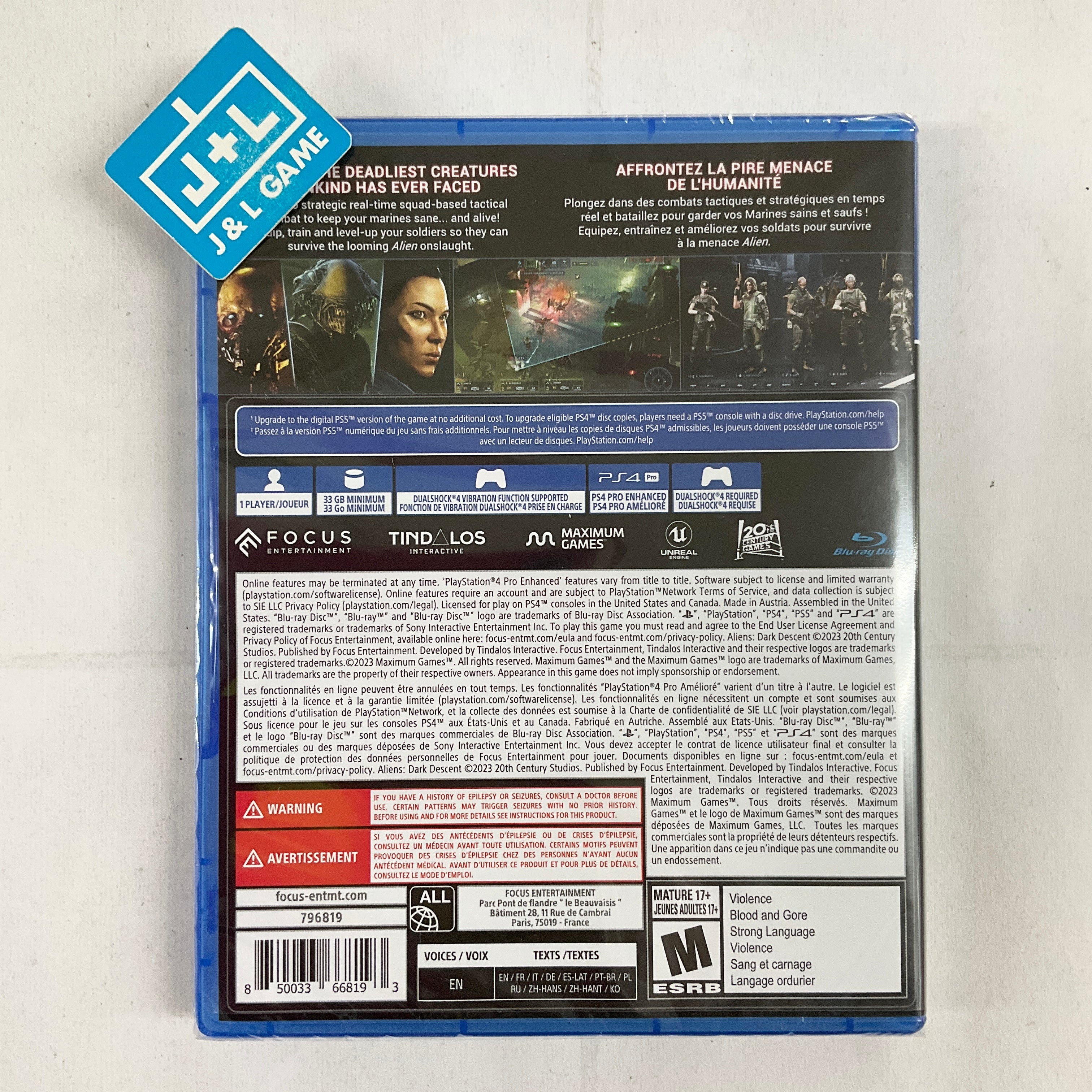 Aliens: Dark Descent - (PS4) Playstation 4 Video Games Maximum Games   