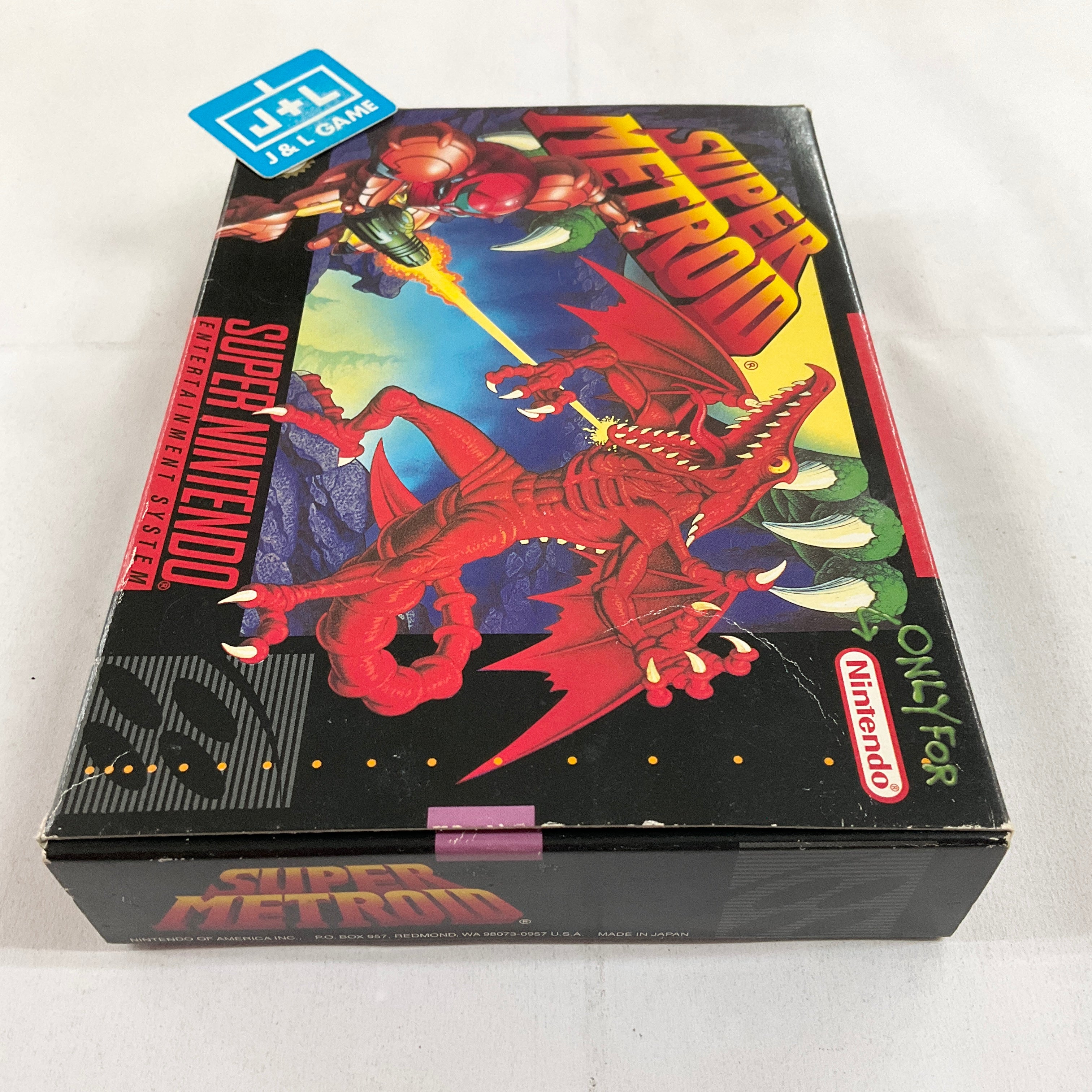 Super Metroid - (SNES) Super Nintendo [Pre-Owned] Video Games Intelligent Systems   