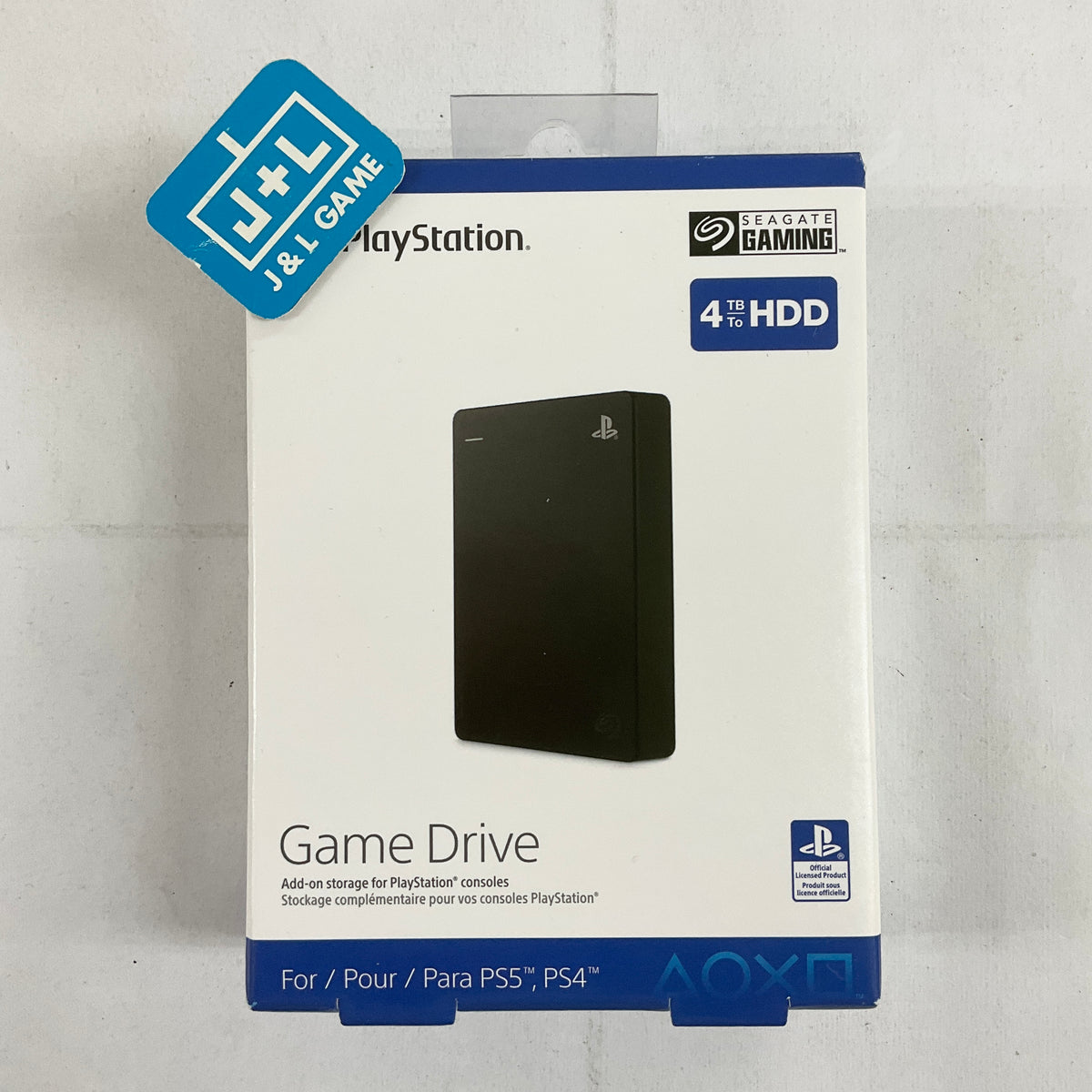 Seagate Game Drive for Playstation Consoles 4TB External Hard 