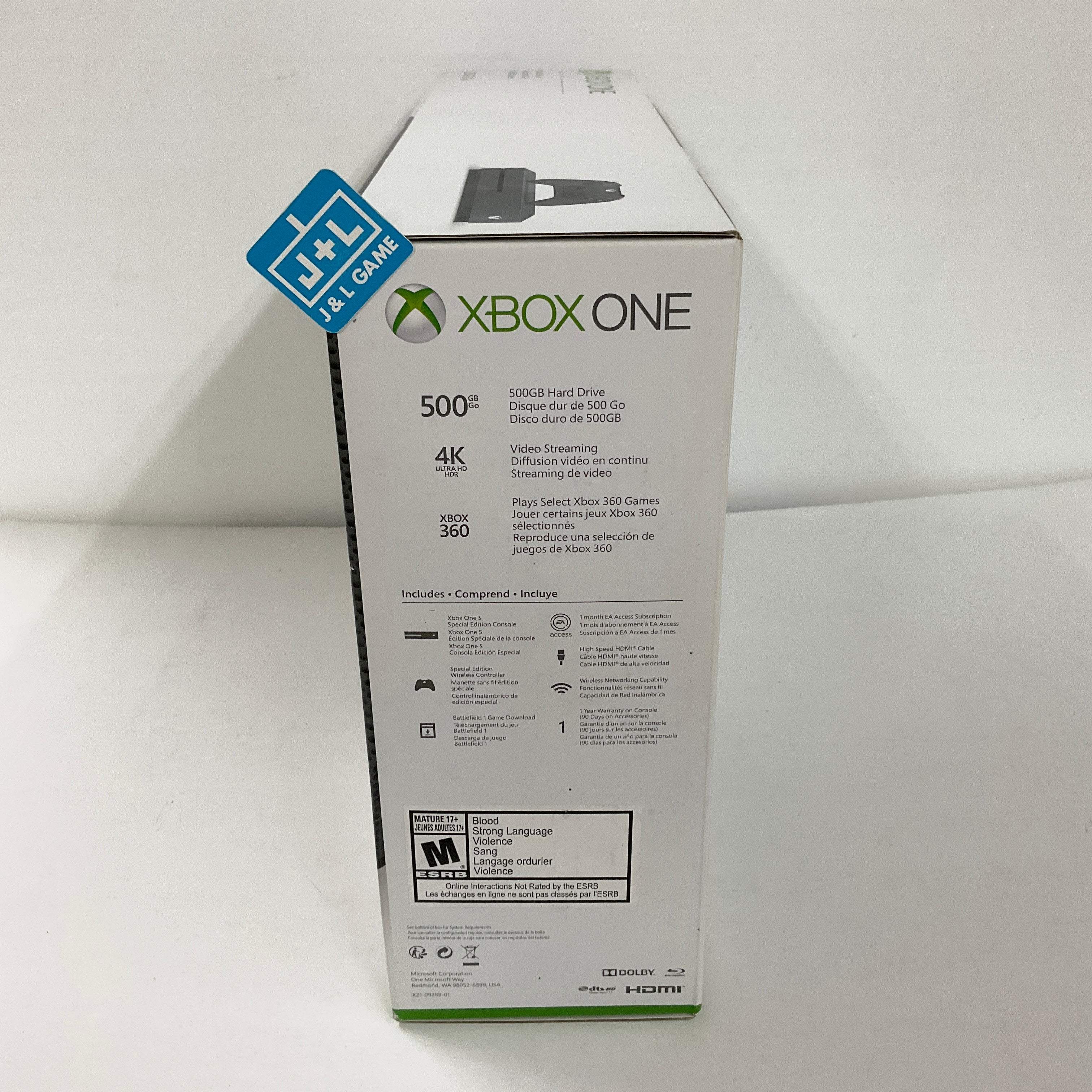 Xbox One S 500GB Special Edition Console - Battlefield 1