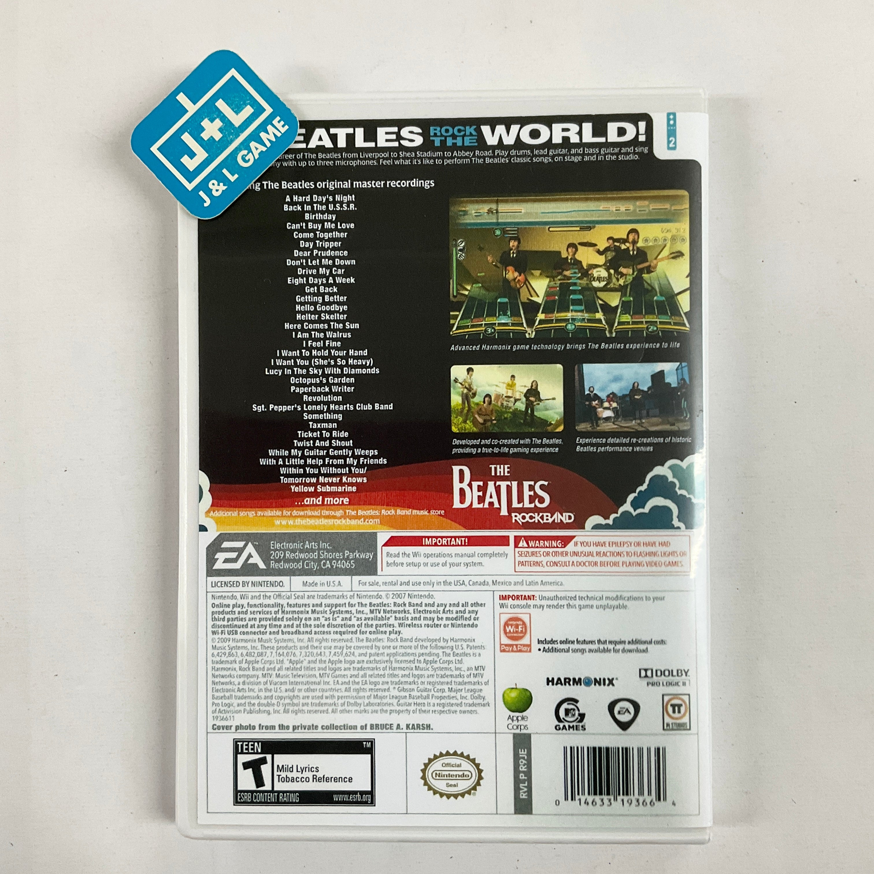 Rock Band: The Beatles - Nintendo Wii [Pre-Owned] Video Games MTV Games   