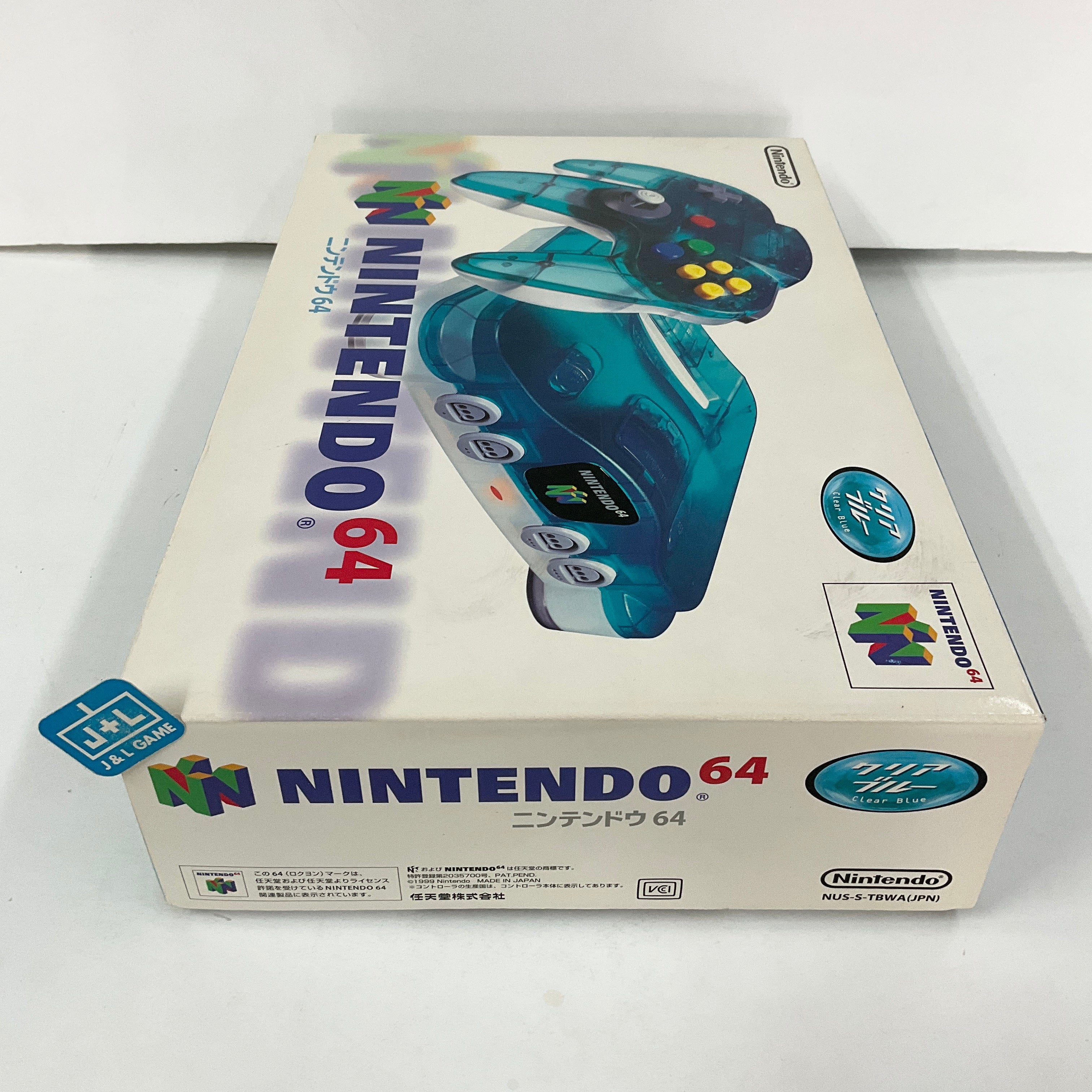 Nintendo 64 Hardware Console (Clear Blue) - (N64) Nintendo 64 [Pre-Owned] (Japanese Import) Consoles Nintendo   