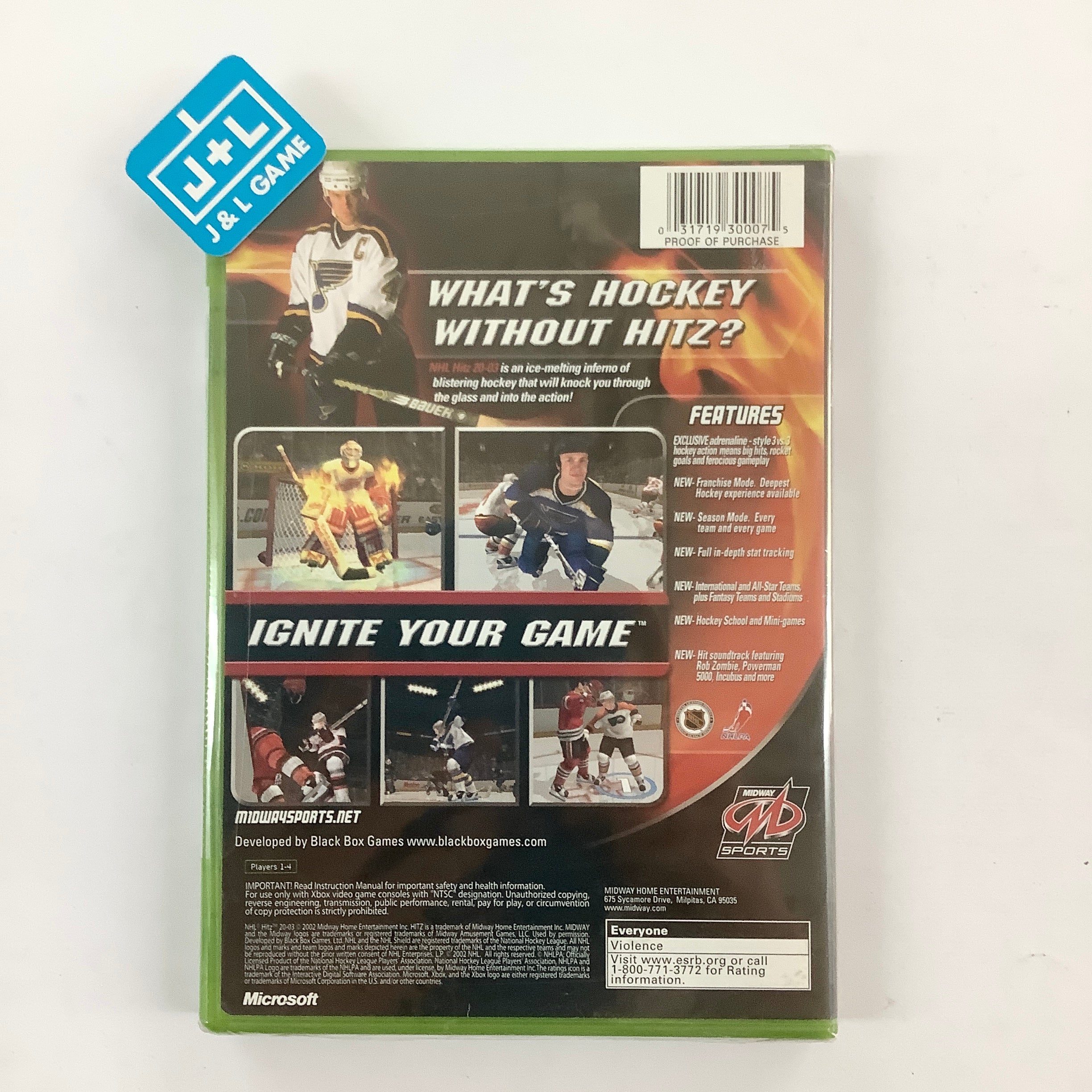 NHL Hitz 20-03 - (XB) Xbox | J&L Game