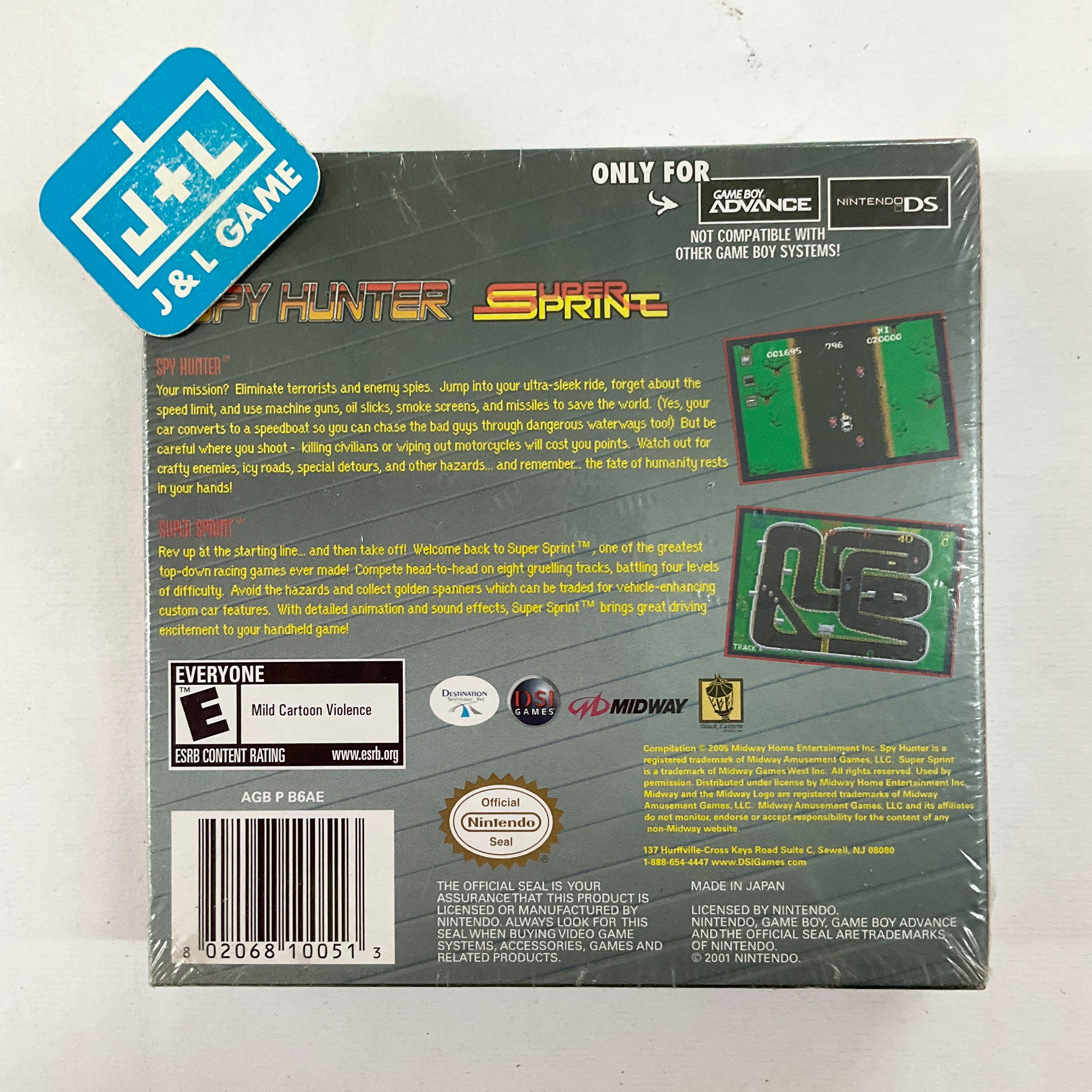 Spy Hunter / Super Sprint - (GBA) Game Boy Advance | J&L Game