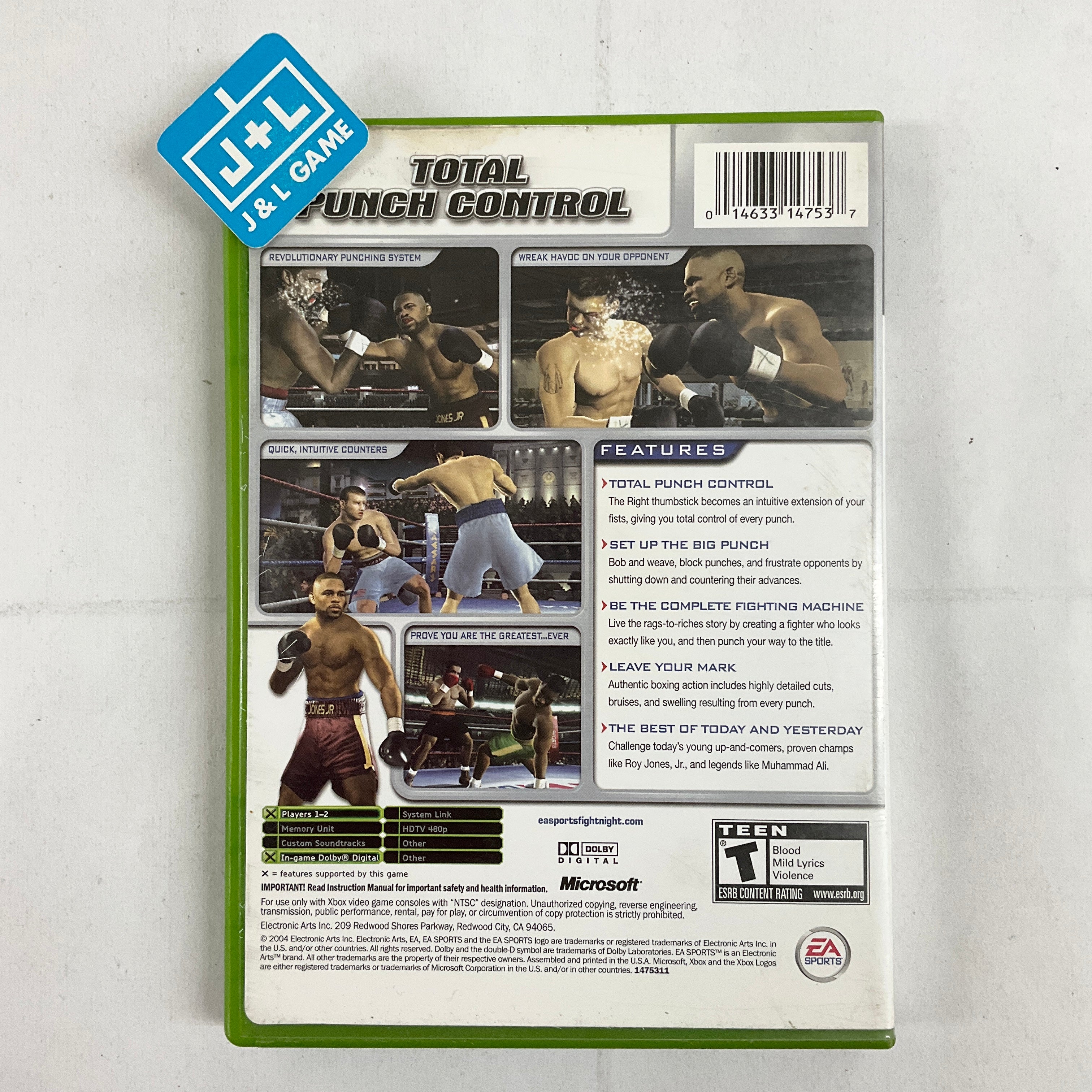 Fight Night 2004 - (XB) Xbox [Pre-Owned] Video Games EA Sports   