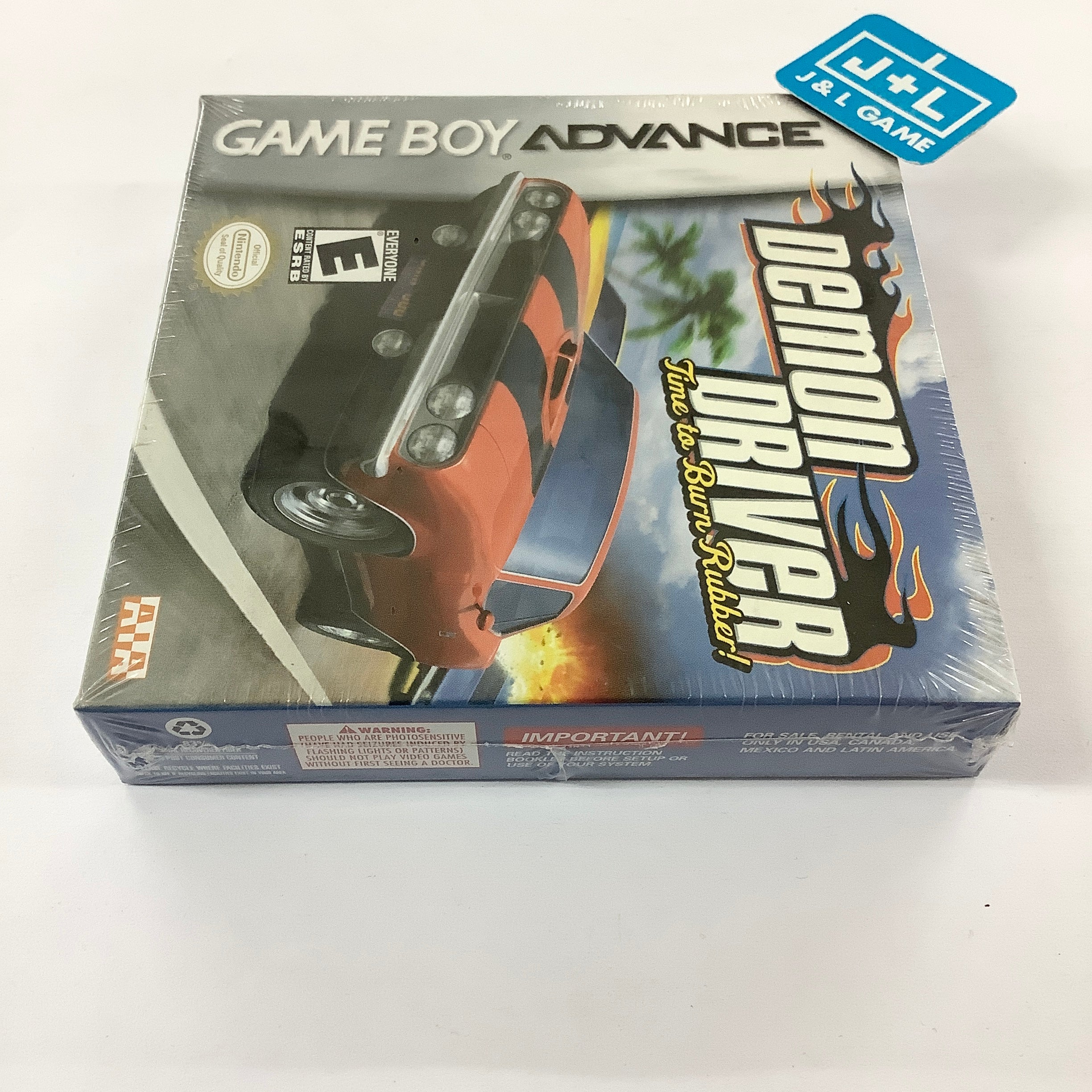 Demon Driver: Time to Burn Rubber - (GBA) Game Boy Advance | J&L Game