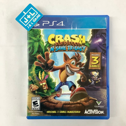 Crash Bandicoot N. Sane Trilogy - (PS4) PlayStation 4 [Pre-Owned] Video Games Activision   