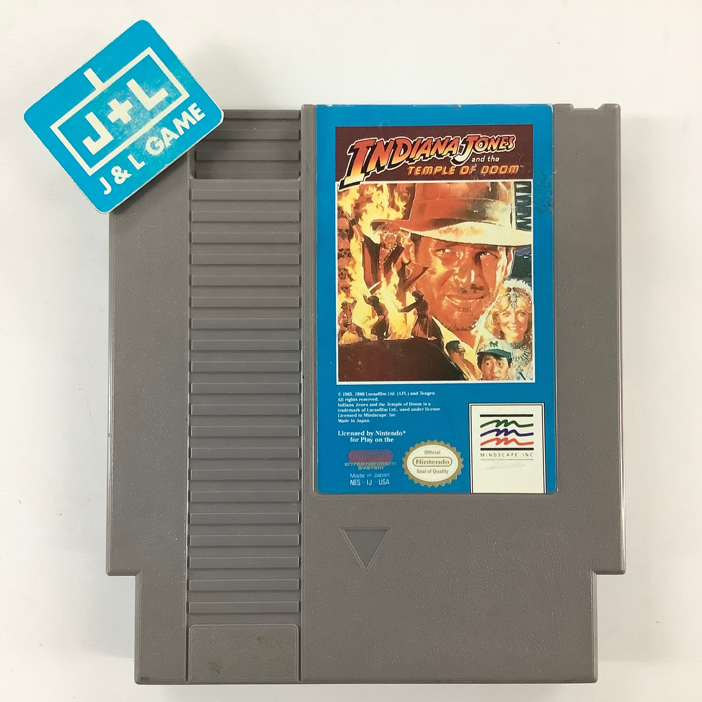 Indiana Jones and the Temple of Doom - (NES) Nintendo Entertainment System [Pre-Owned] Video Games Mindscape   