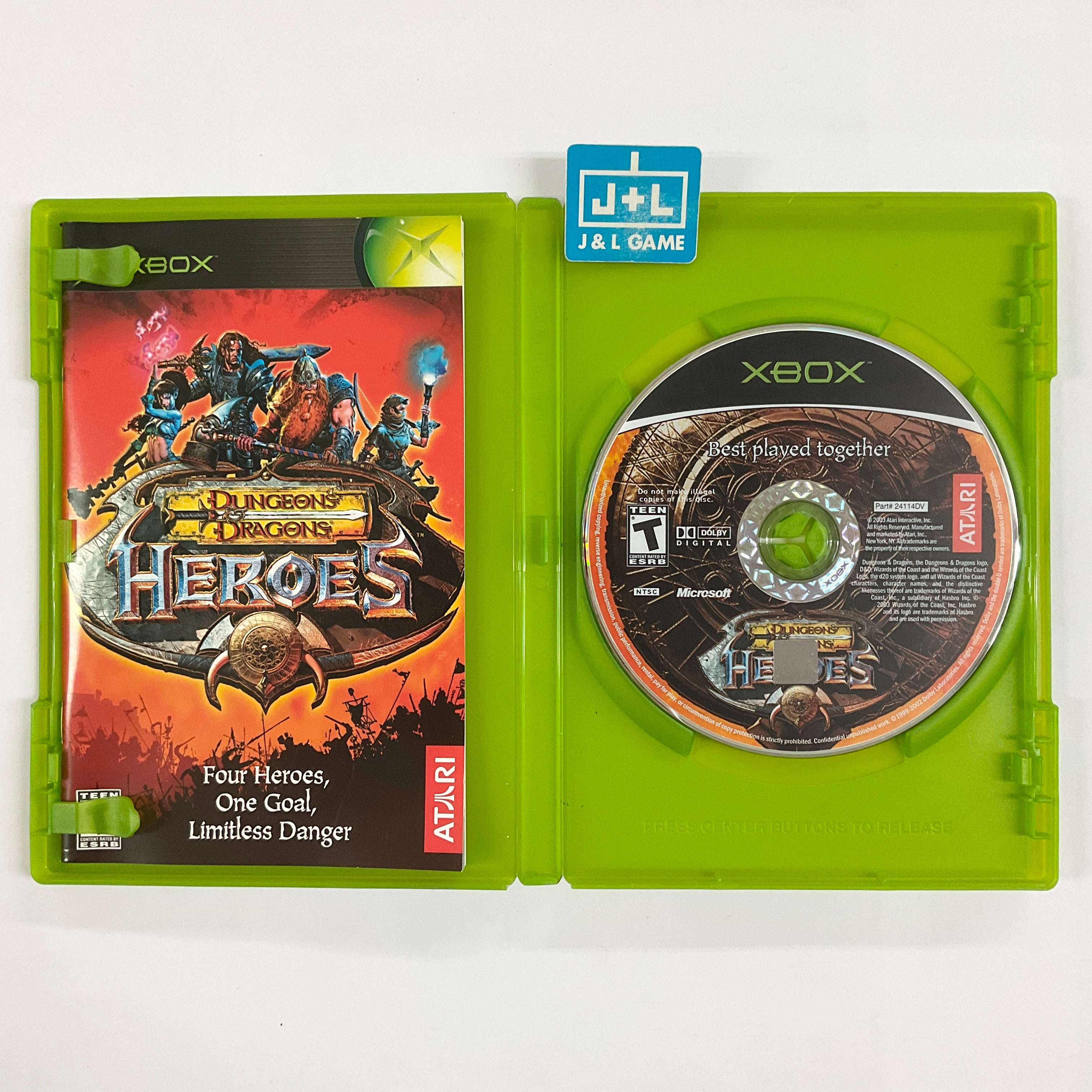 Dungeons & Dragons Heroes - (XB) Xbox [Pre-Owned] Video Games Atari SA   