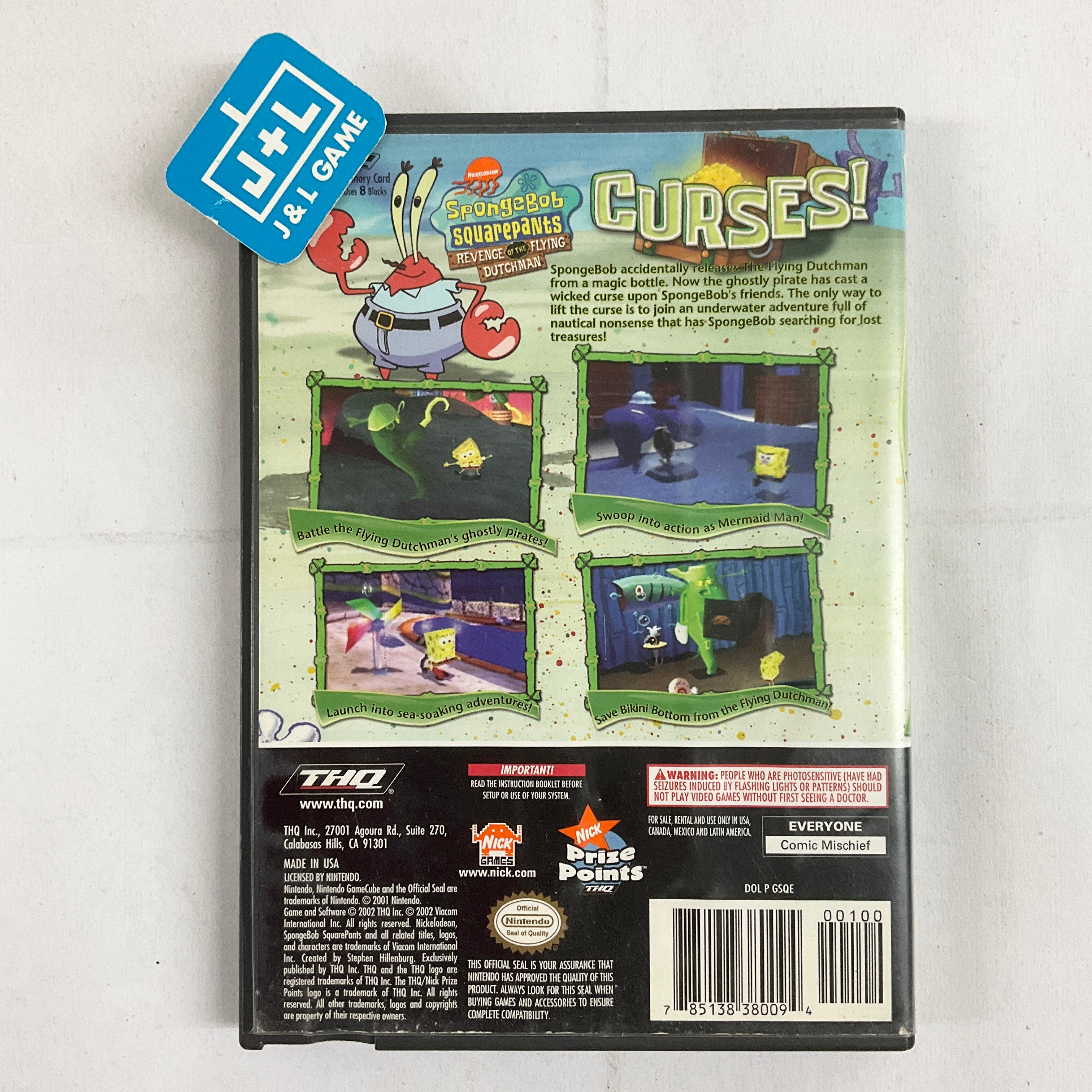 SpongeBob SquarePants: Revenge of the Flying Dutchman - (GC) GameCube [Pre-Owned] Video Games THQ   
