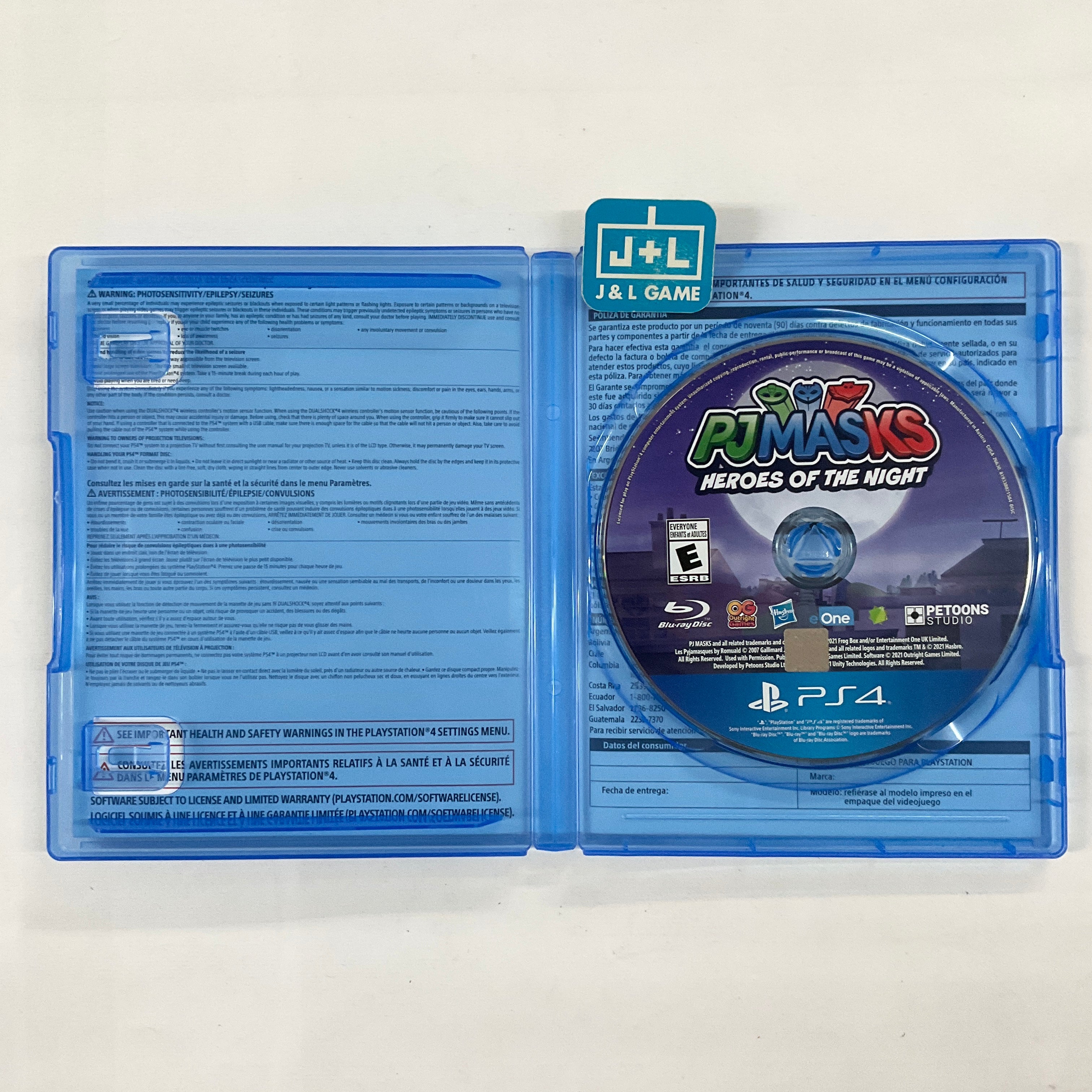 PJ Masks: Heroes of The Night - (PS4) PlayStation 4 [Pre-Owned] Video Games Outright Games   