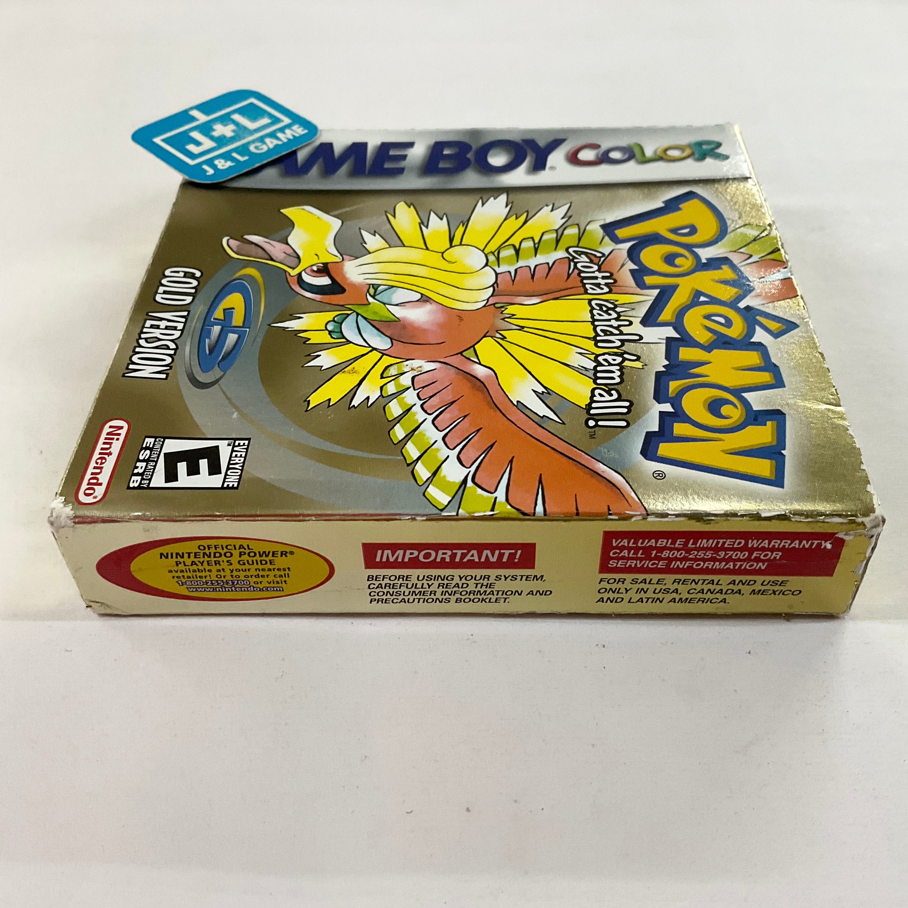 Pokemon Gold Version - (GBC) Game Boy Color [Pre-Owned] Video Games Nintendo   