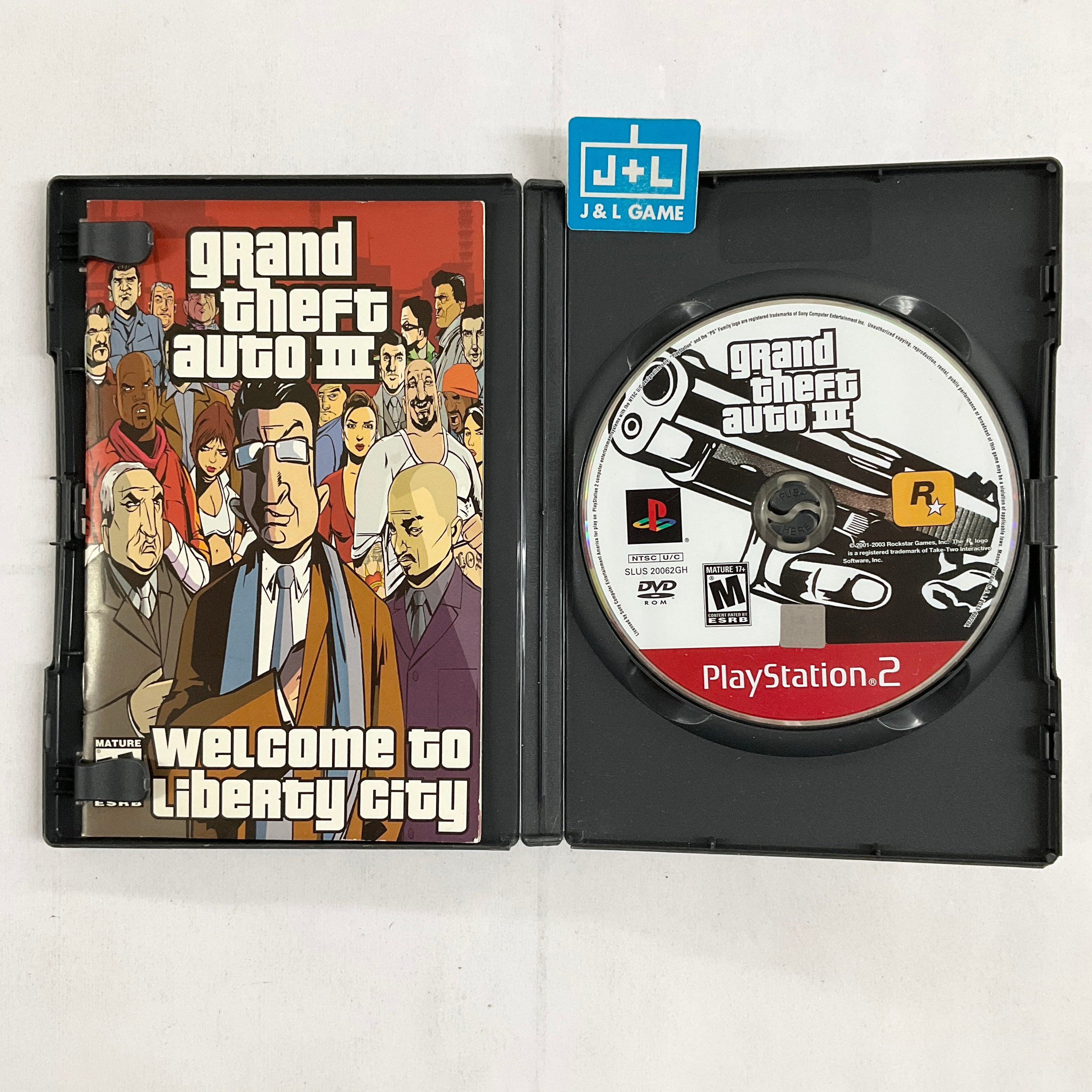 Grand Theft Auto III (Greatest Hits) - (PS2) PlayStation 2 [Pre-Owned] Video Games Rockstar Games   