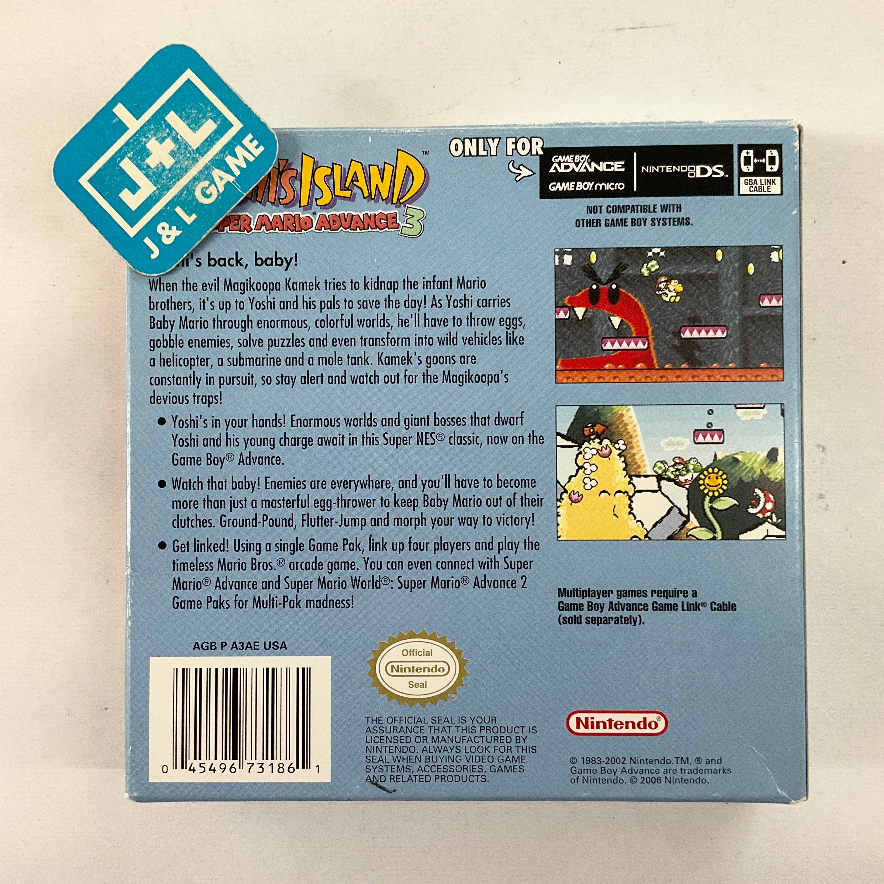 Yoshi's Island: Super Mario Advance 3 (Player's Choice) - (GBA) Game Boy Advance [Pre-Owned] Video Games Nintendo   