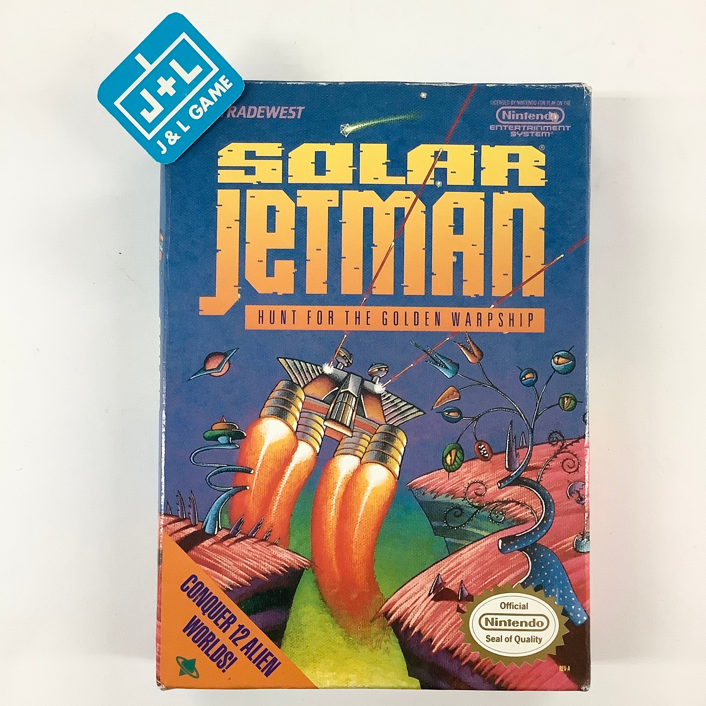 Solar Jetman: Hunt for the Golden Warpship - (NES) Nintendo Entertainment System [Pre-Owned] Video Games Tradewest   