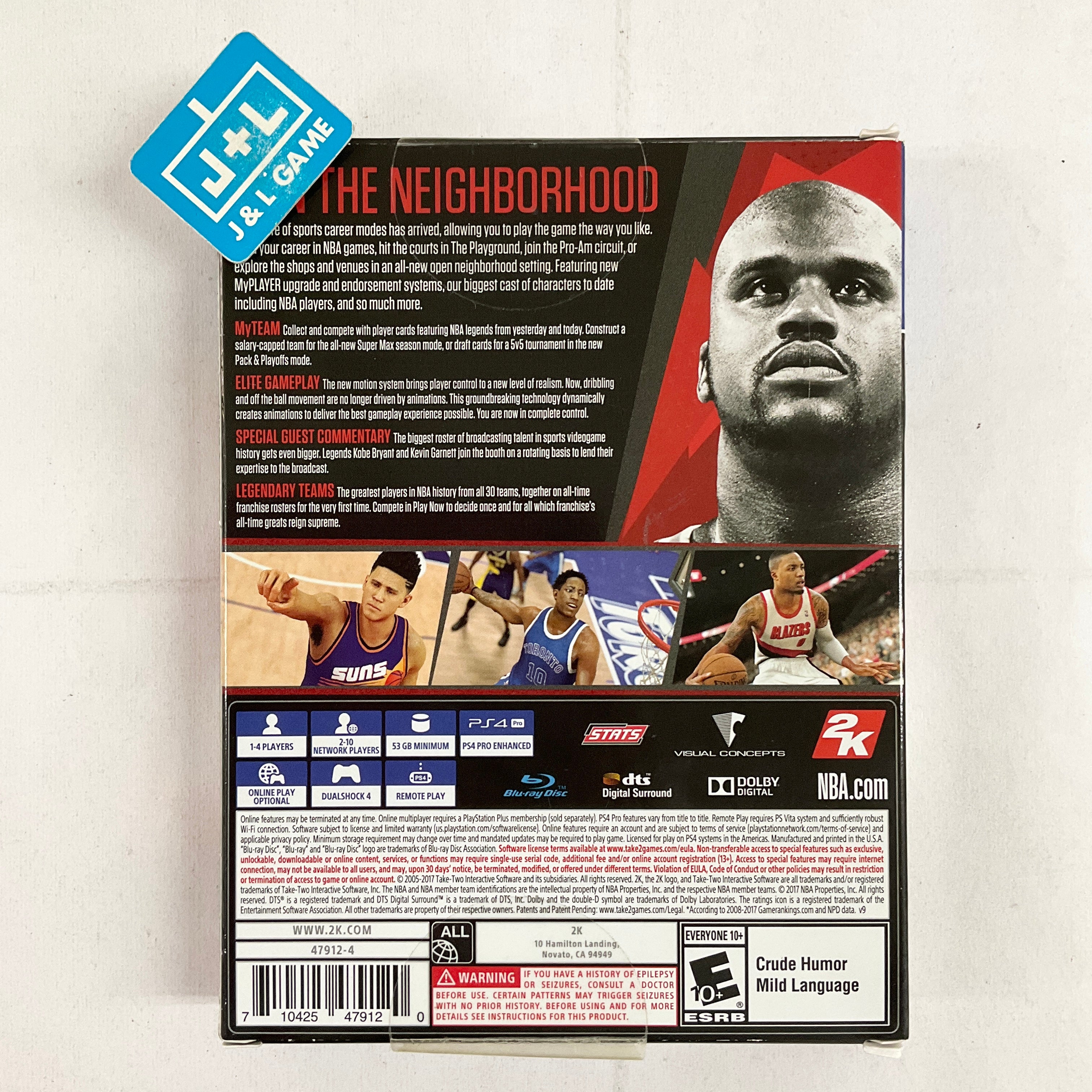 NBA 2K18 (Legend Edition) - (PS4) PlayStation 4 Video Games 2K Games   