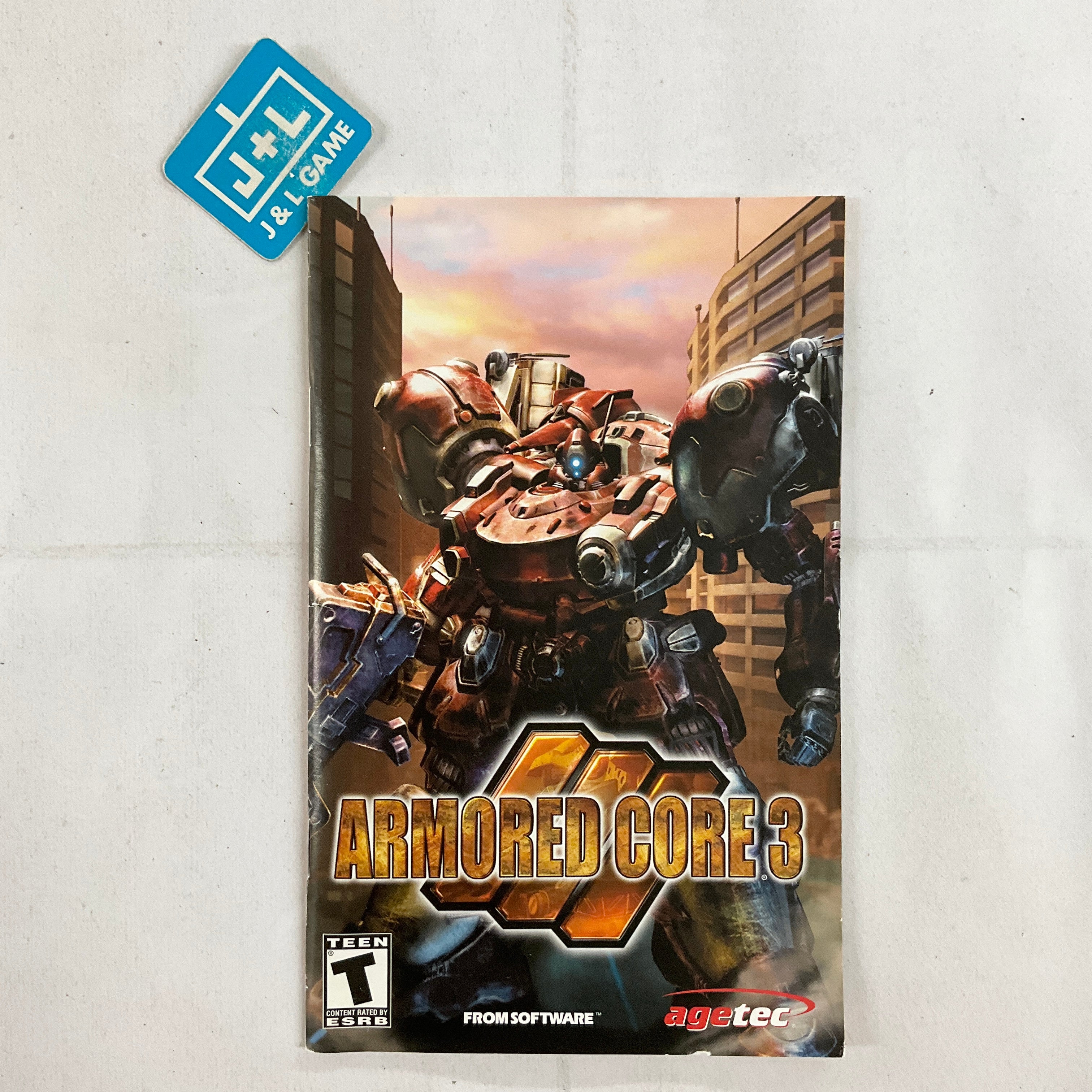 Armored Core 3 - (PS2) Playstation 2 [Pre-Owned] Video Games Agetec   