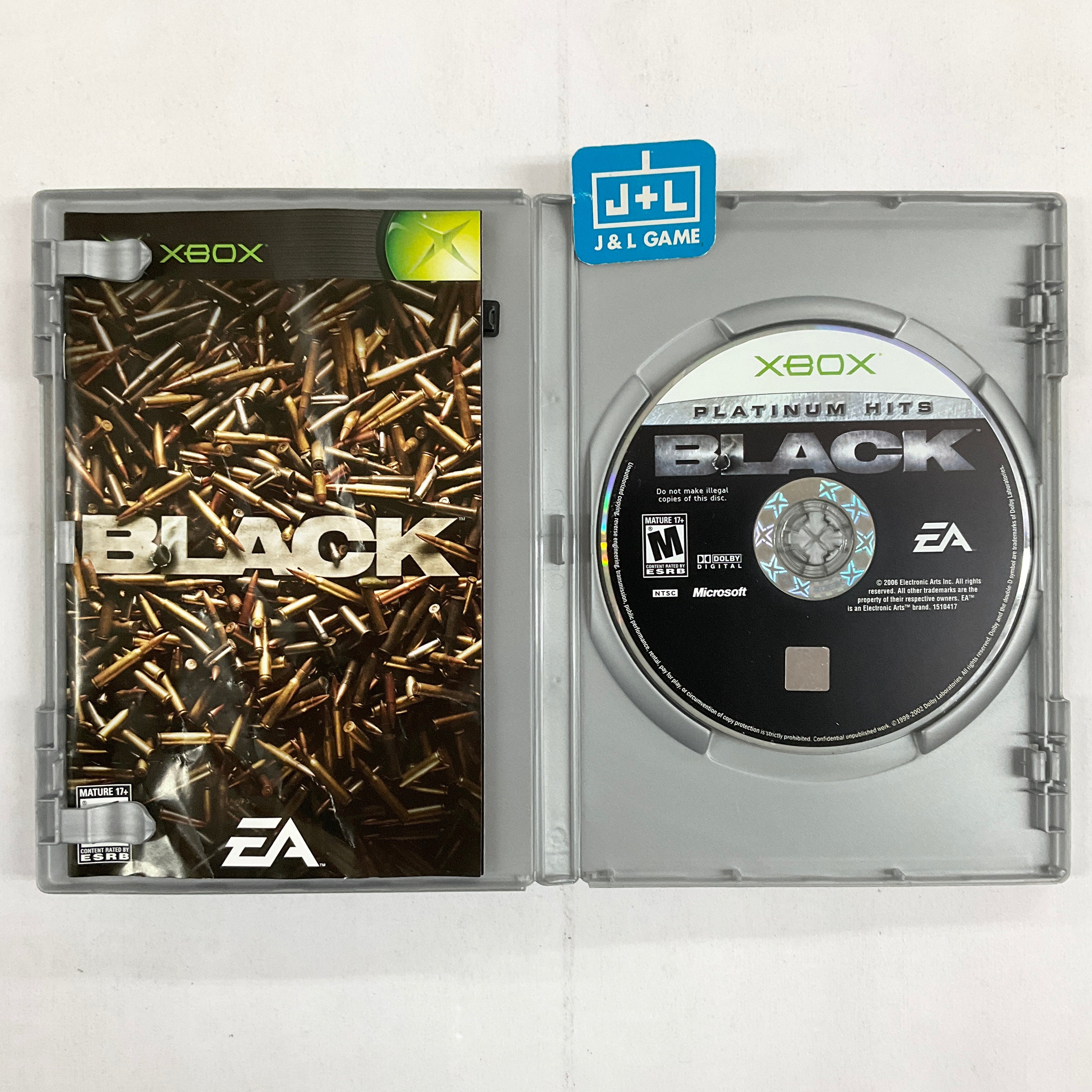 Black (Platinum Hits - (XB) Xbox [Pre-Owned] Video Games EA Games   