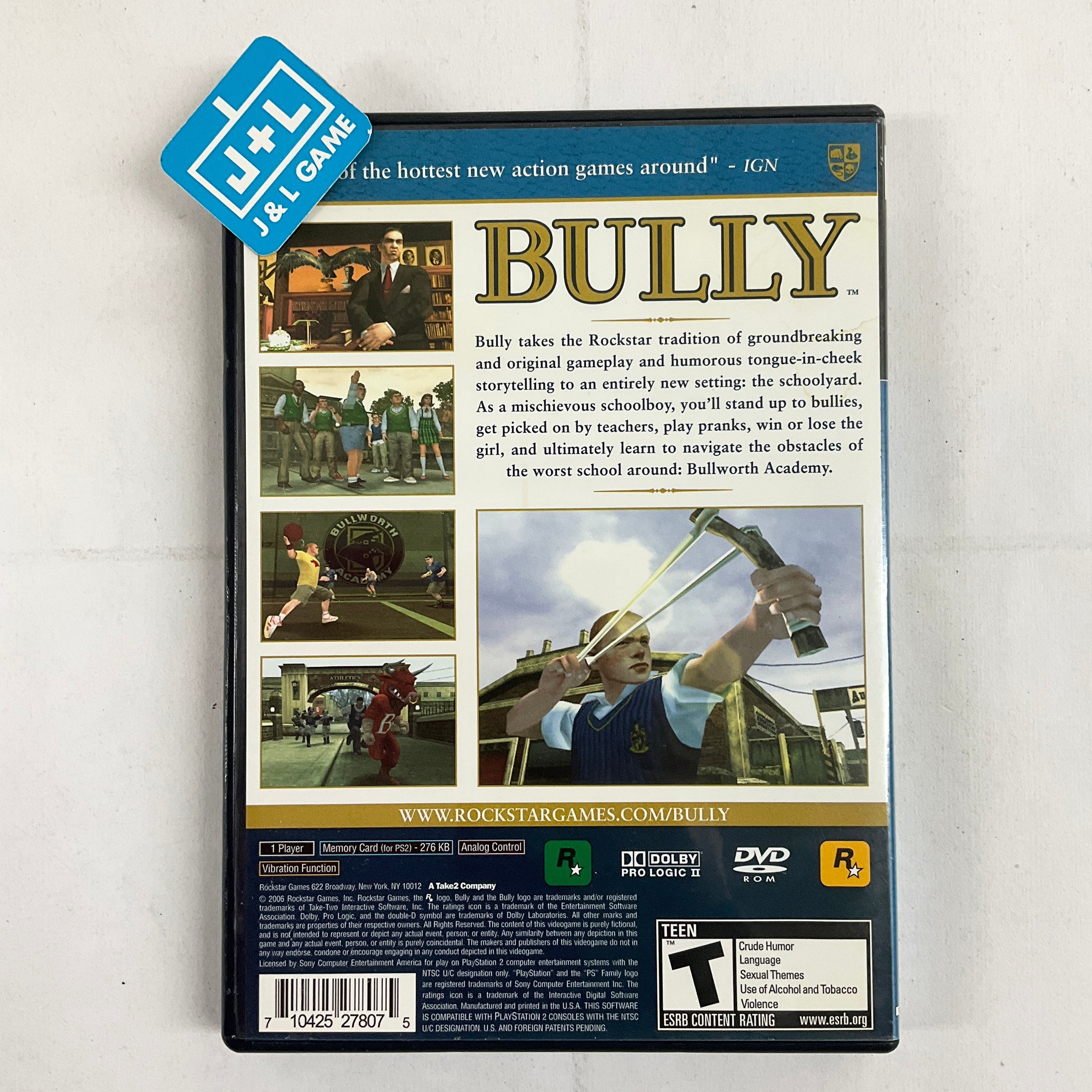 Bully - (PS2) PlayStation 2 [Pre-Owned] Video Games Rockstar Games   