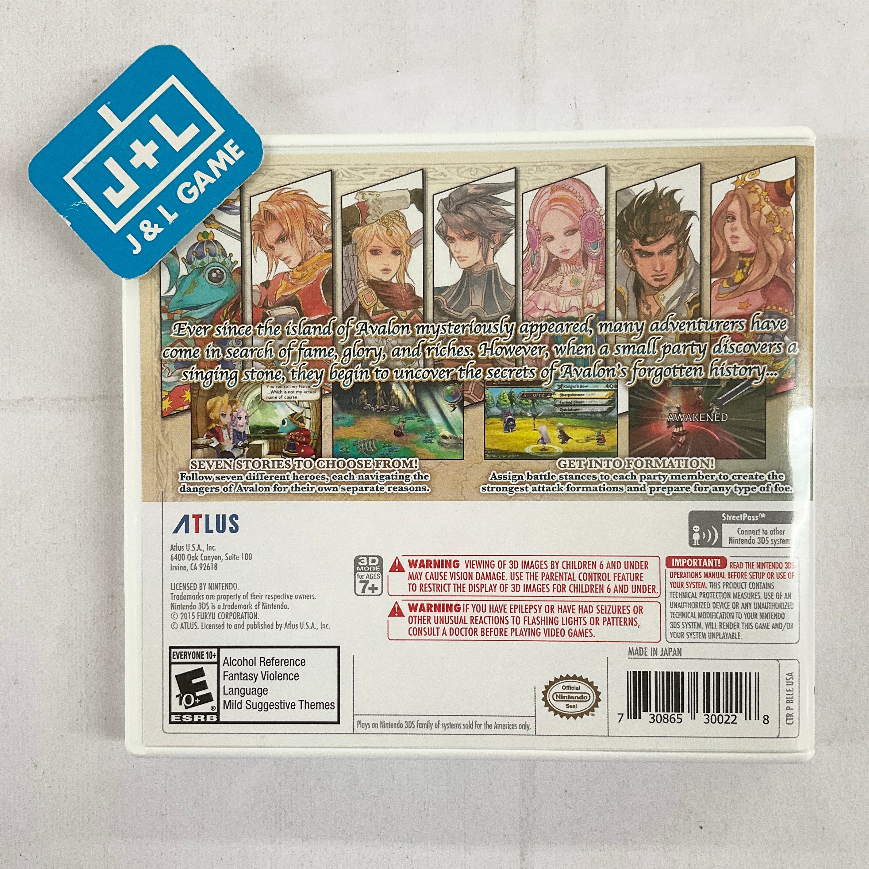 The Legend of Legacy (Launch Edition) - Nintendo 3DS [Pre-Owned] Video Games Atlus   