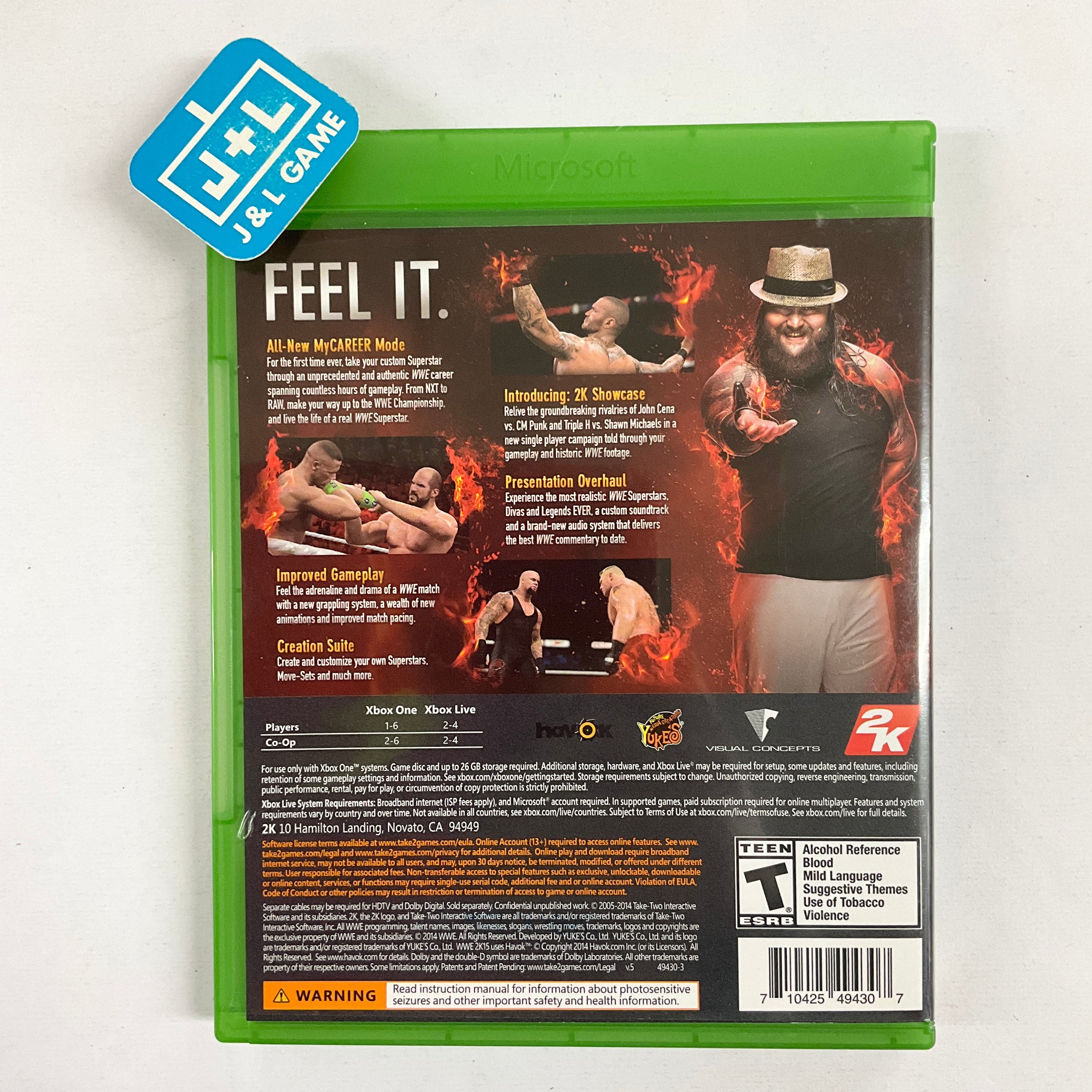 WWE 2K15 - (XB1) Xbox One [Pre-Owned] Video Games 2K Sports   