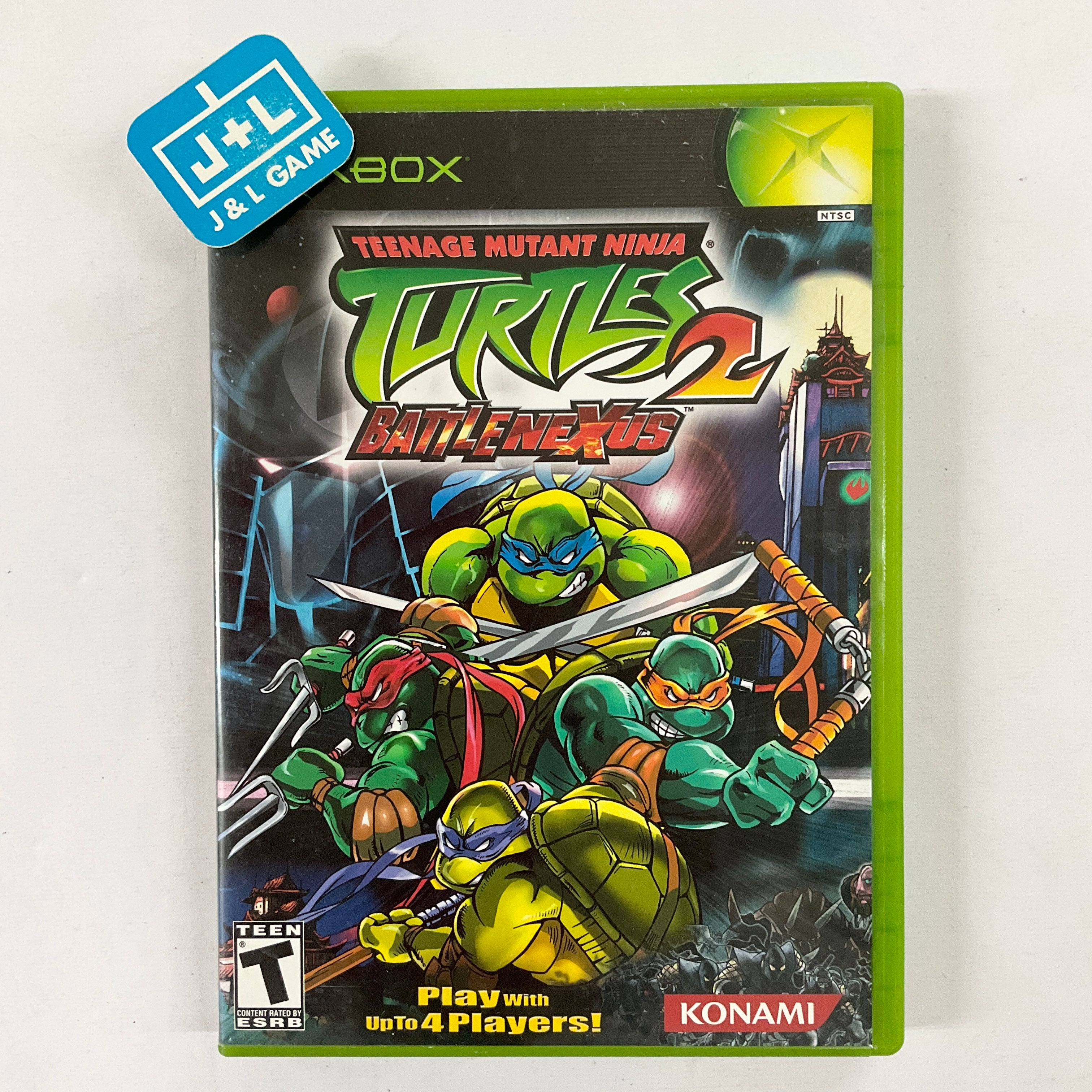 Teenage Mutant Ninja Turtles 2: Battle Nexus - (XB) Xbox [Pre-Owned] Video Games Konami   