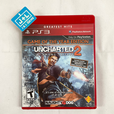 Uncharted 2: Among Thieves Game of the Year Edition (Greatest Hits) - (PS3) PlayStation 3 [Pre-Owned] Video Games SCEA   