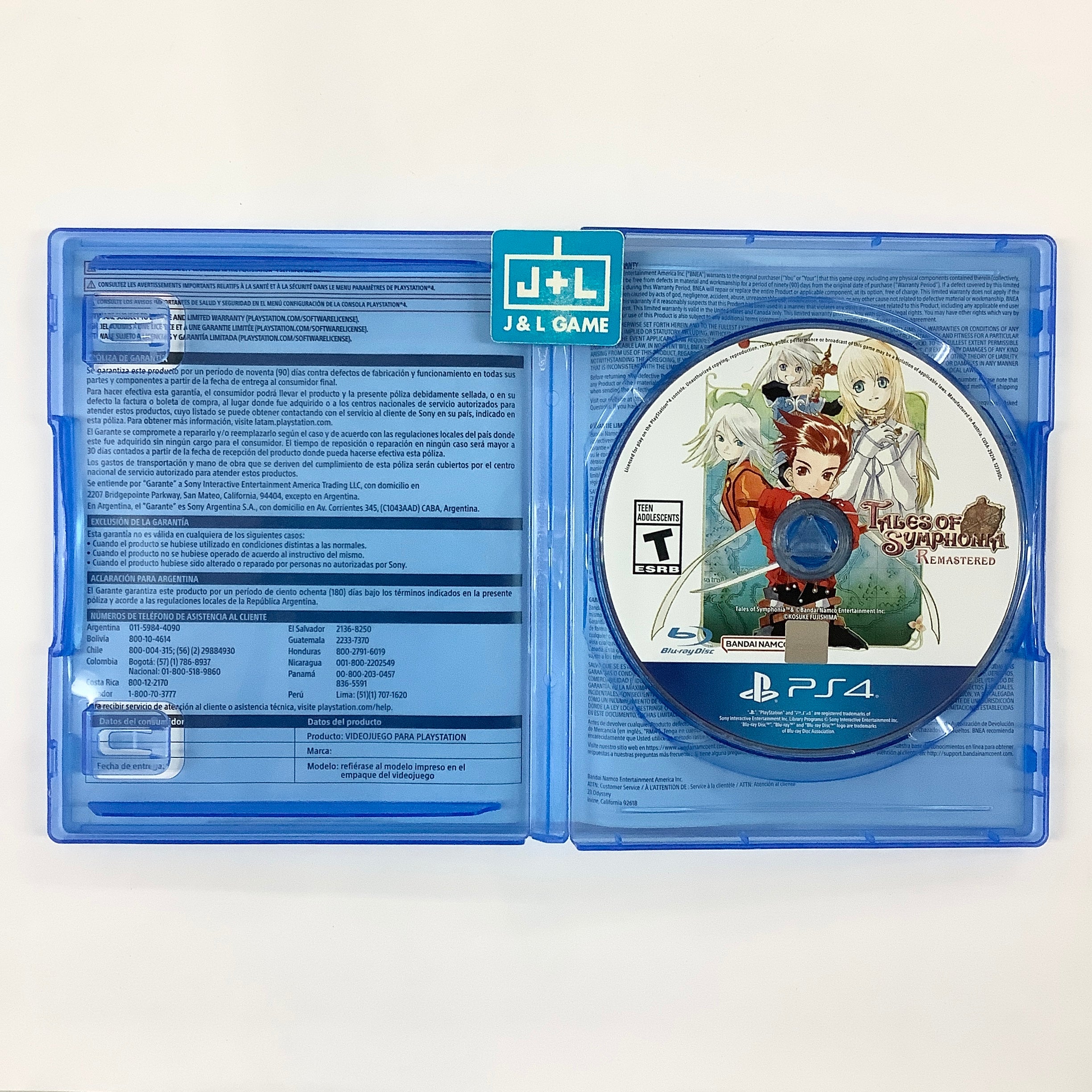 Tales of Symphonia Remastered - (PS4) PlayStation 4 [Pre-Owned] Video Games BANDAI NAMCO Entertainment   