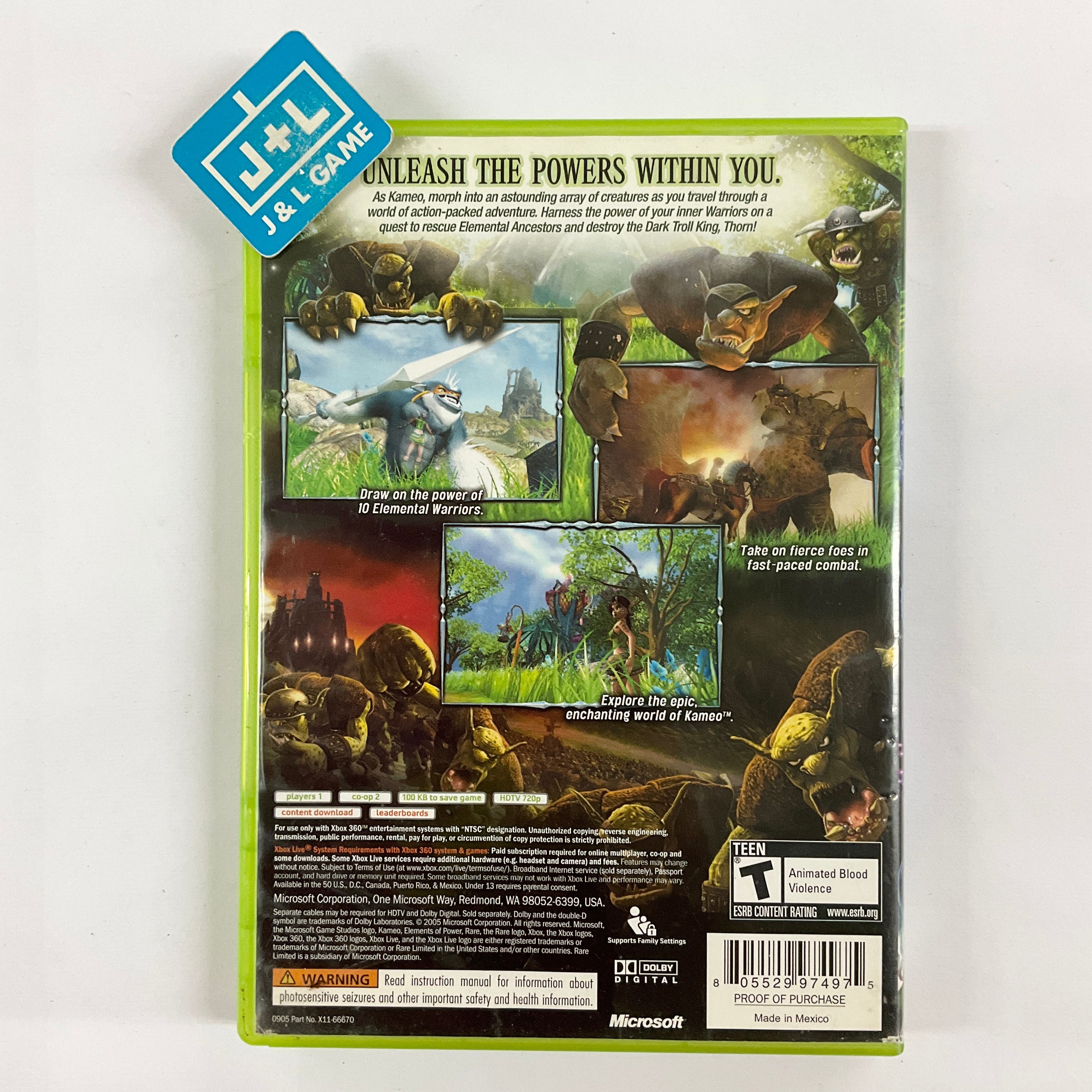 Kameo: Elements of Power - Xbox 360 [Pre-Owned] Video Games Microsoft Game Studios   