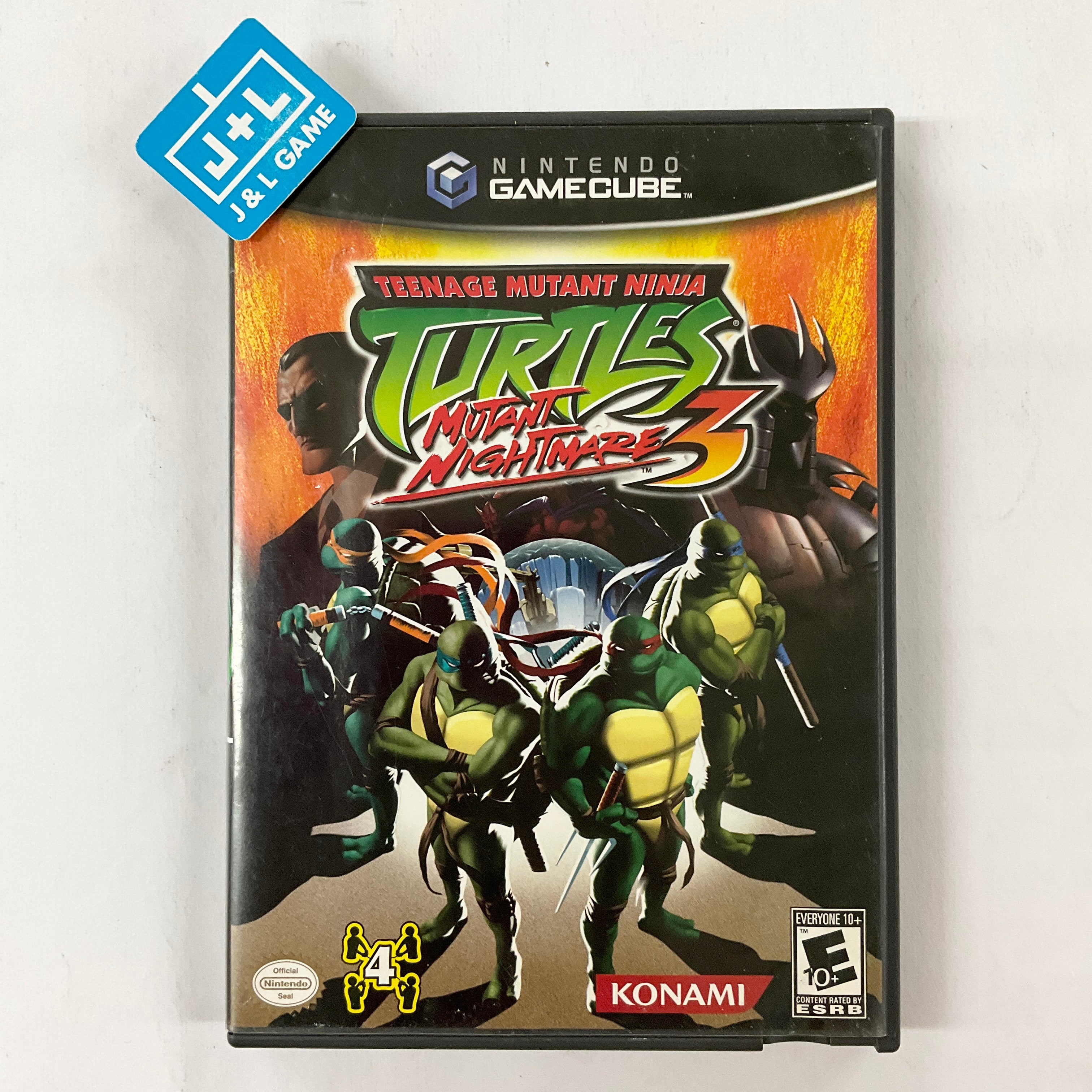 Teenage Mutant Ninja Turtles 3: Mutant Nightmare - (GC) GameCube [Pre-Owned] Video Games Konami   