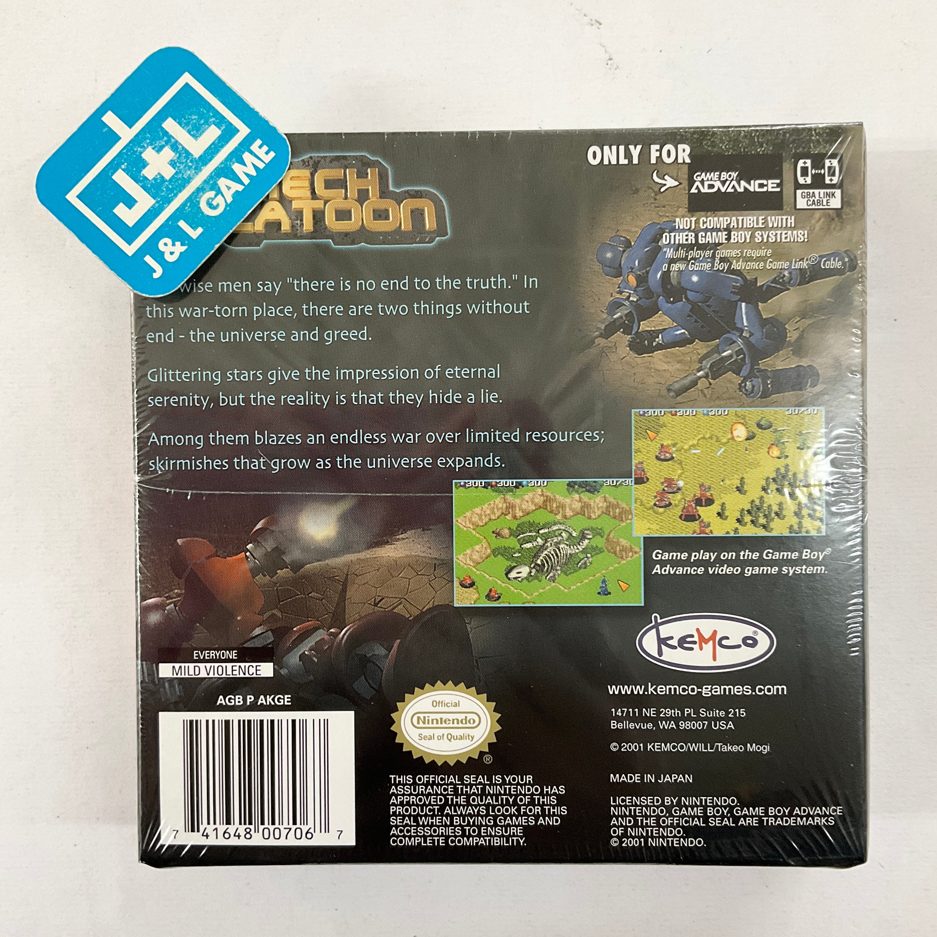 Mech Platoon - (GBA) Game Boy Advance Video Games Kemco   