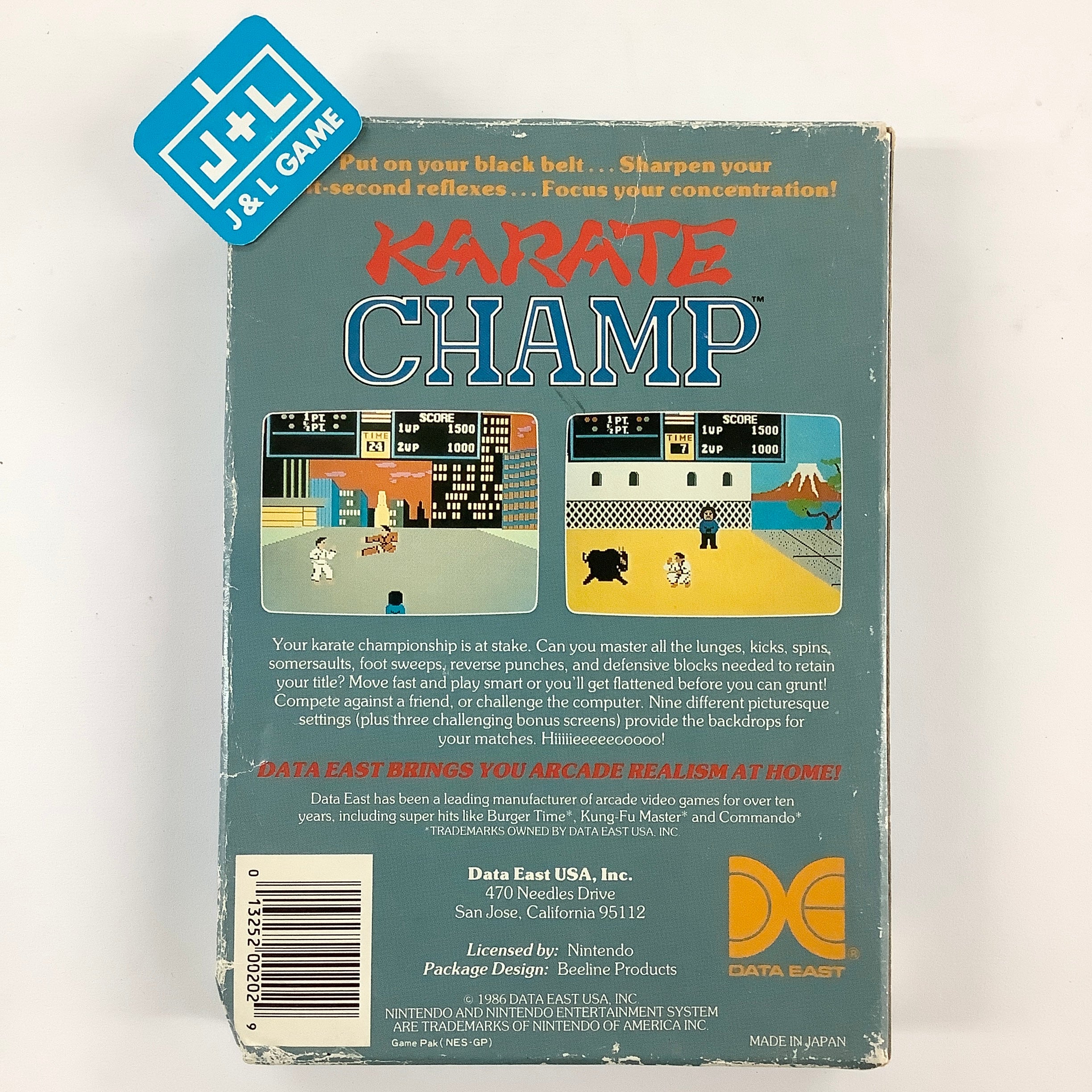Karate Champ - (NES) Nintendo Entertainment System [Pre-Owned] Video Games Data East   