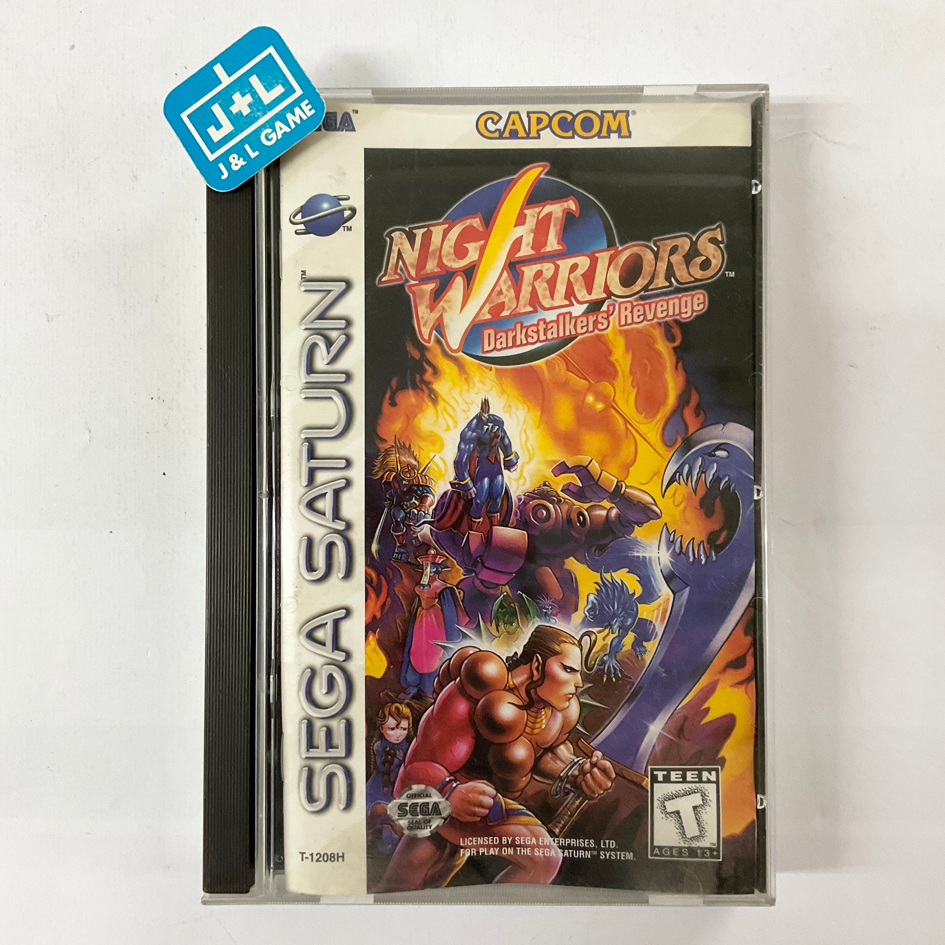 Night Warriors: Darkstalkers' Revenge - (SS) SEGA Saturn [Pre-Owned] Video Games Capcom   