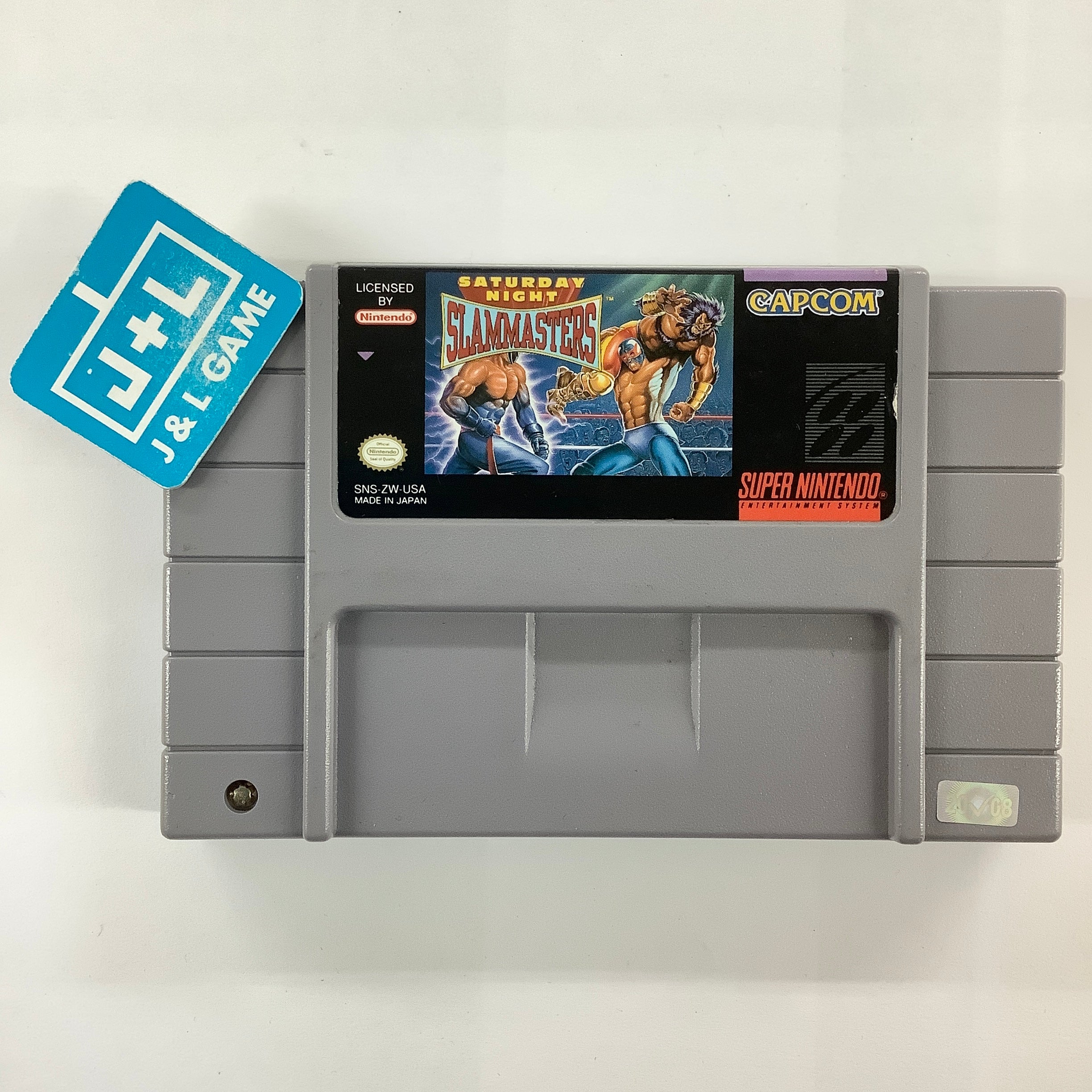 Saturday Night Slam Masters - (SNES) Super Nintendo [Pre-Owned] Video Games Capcom   