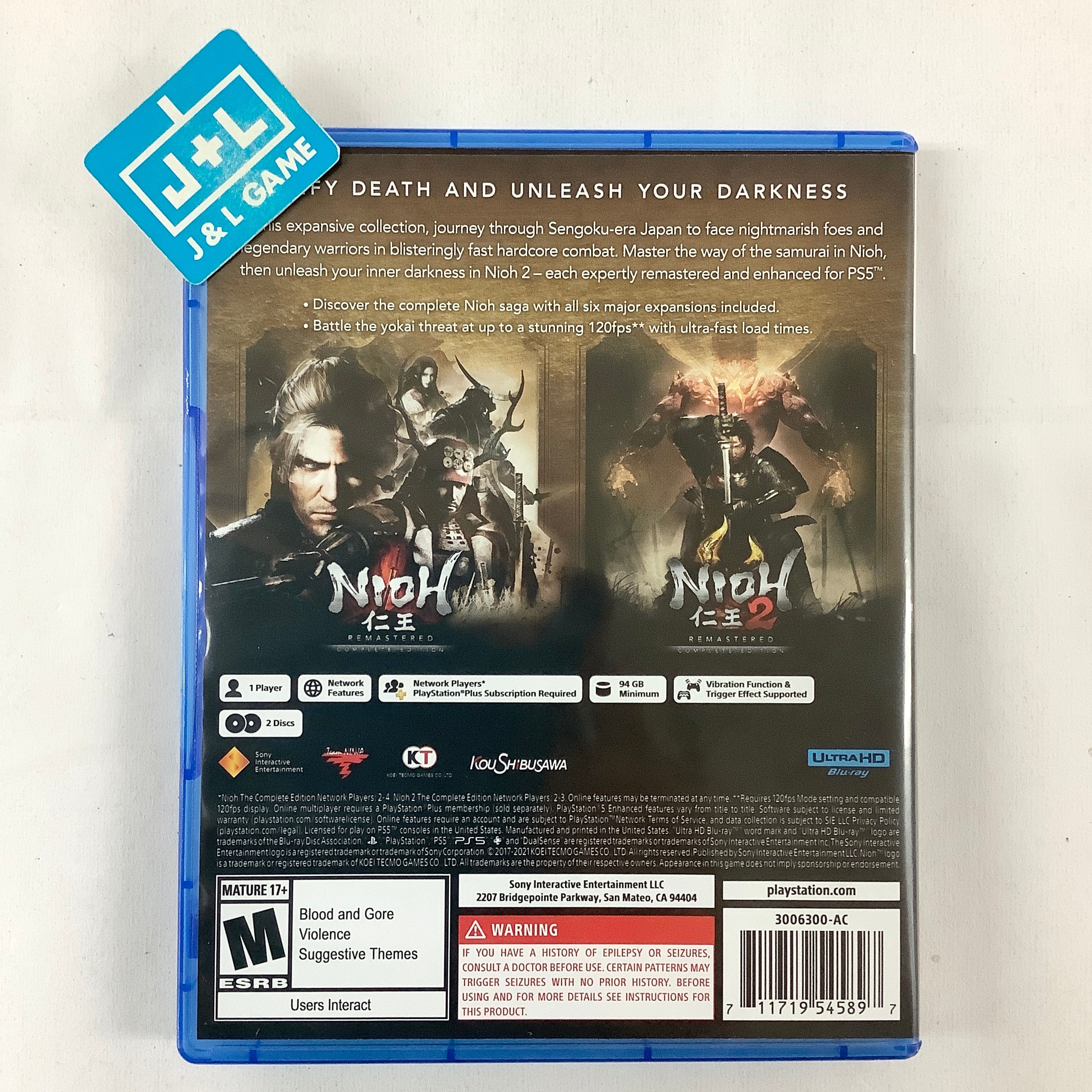 The Nioh Collection - (PS5) PlayStation 5 [Pre-Owned] Video Games Sony Interactive Entertainment   
