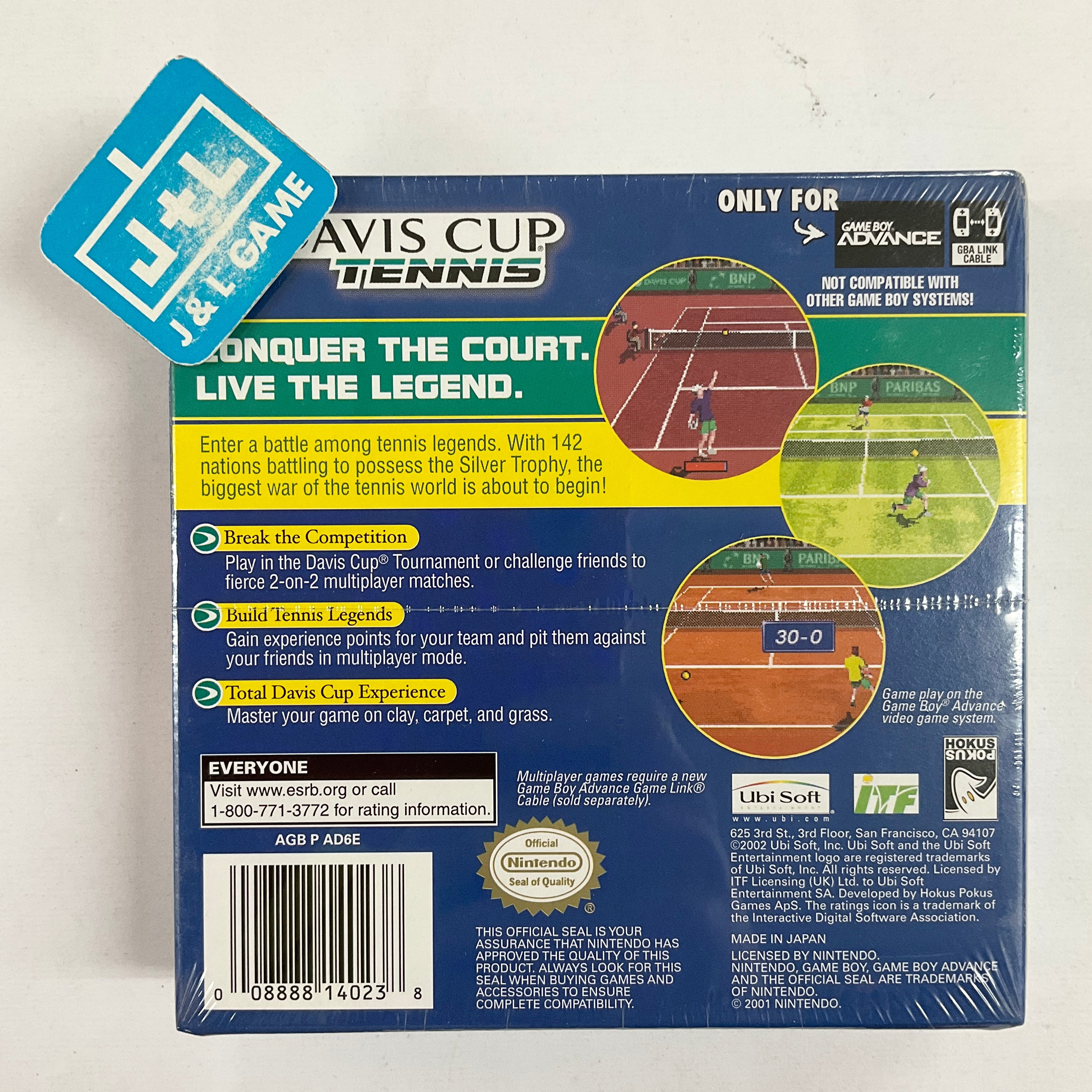 Davis Cup Tennis - (GBA) Game Boy Advance Video Games Ubisoft   