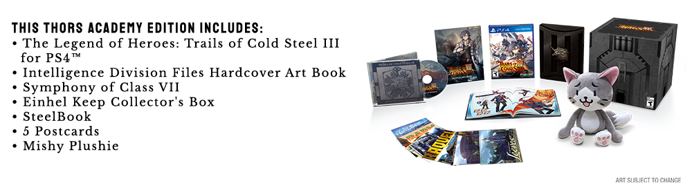 The Legend of Heroes: Trails of Cold Steel III (Thors Academy Edition) - (PS4) PlayStation 4 [Pre-Owned] Video Games NIS America