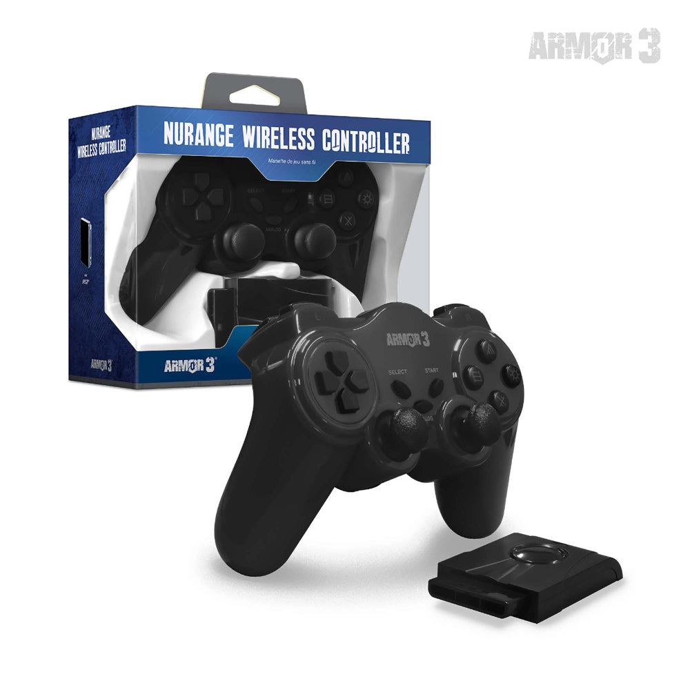 Armor3 NuRange Wireless Controller (Black) - (PS2) PlayStation 2 Accessories Armor3   